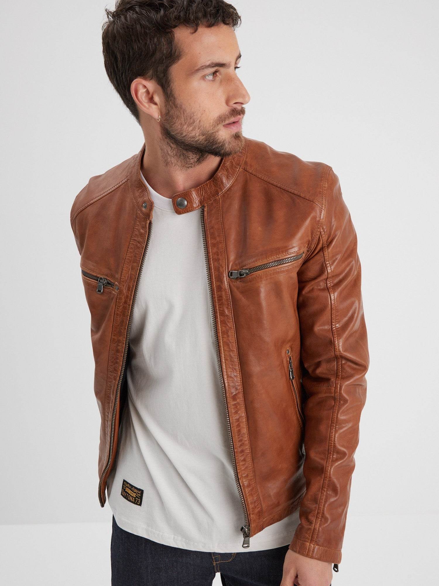 Gafino - Blouson cuir homme - Image 15