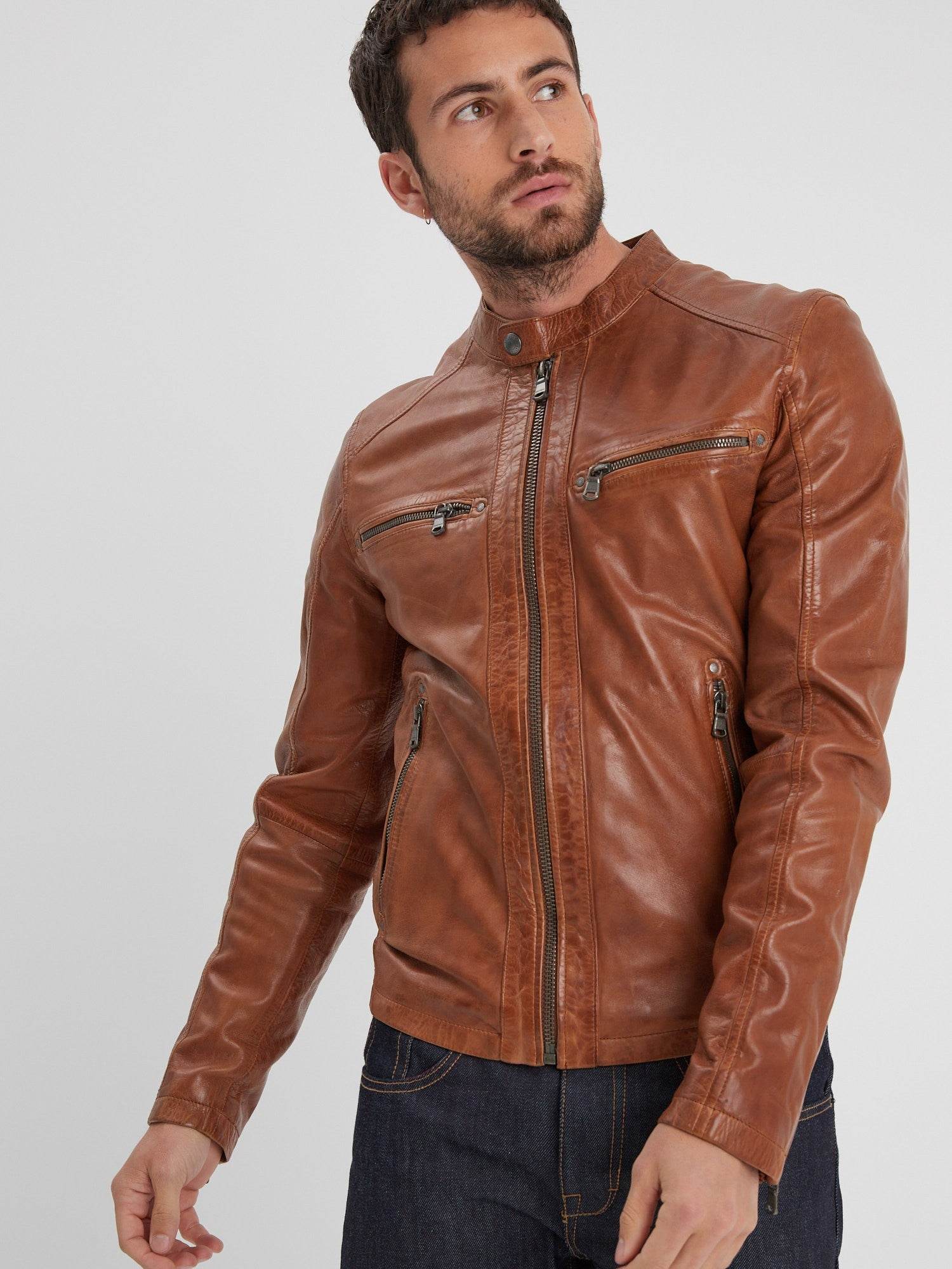 Gafino - Blouson cuir homme - Image 16