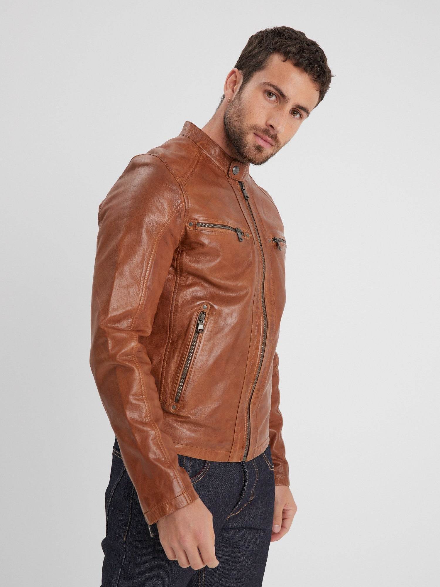 Gafino - Blouson cuir homme - Image 17