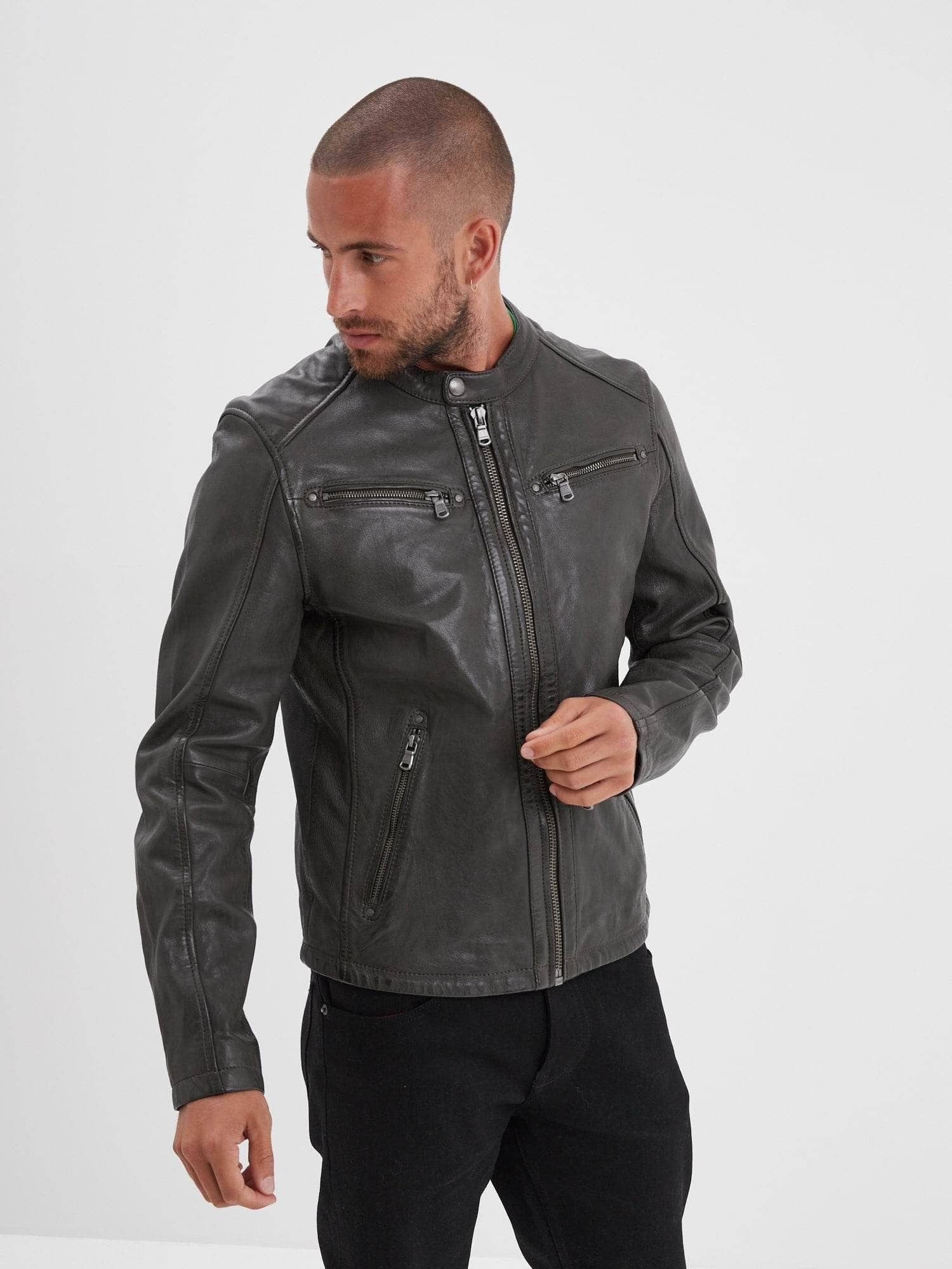 Gafino - Blouson cuir homme - Image 27