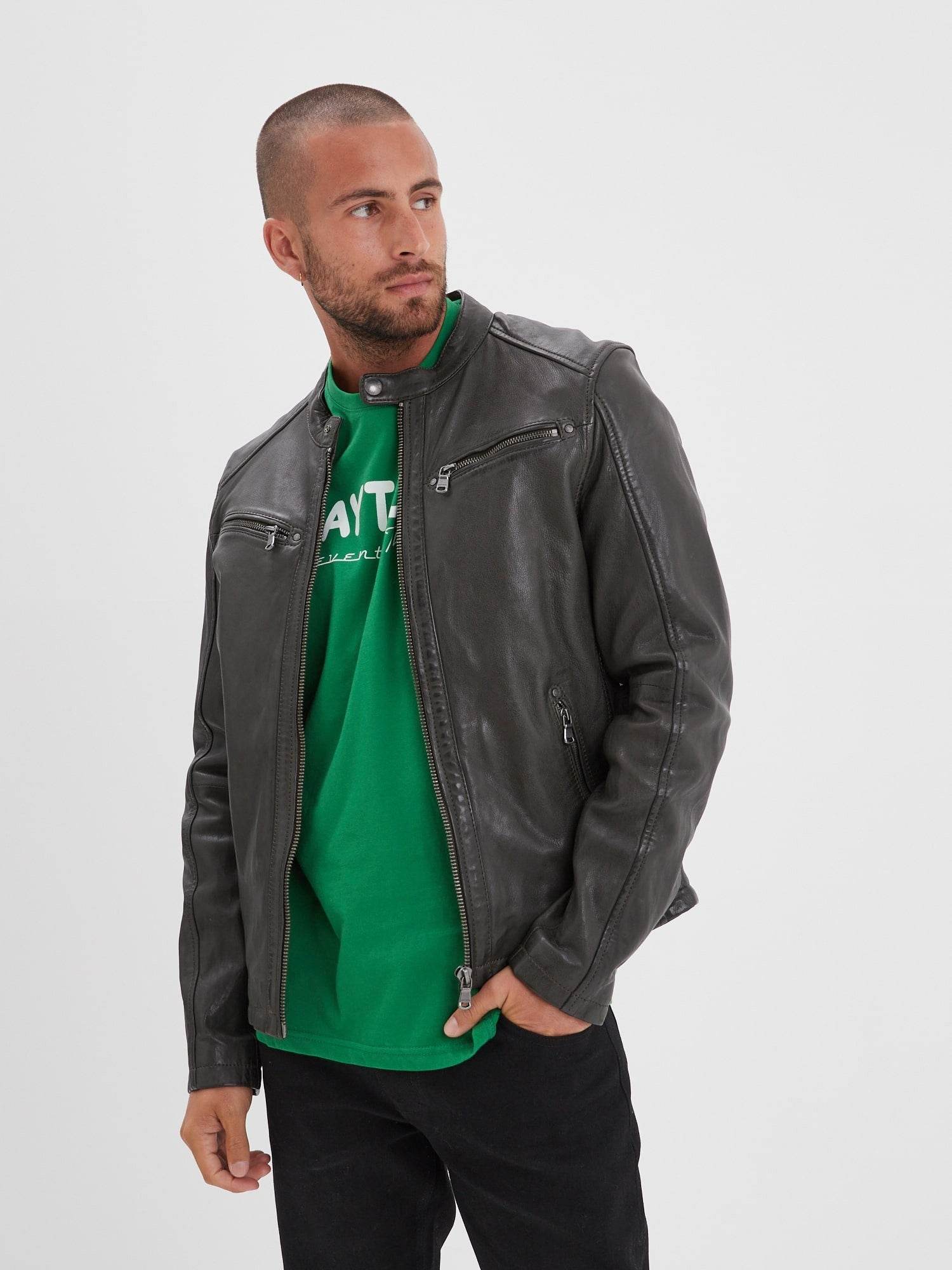 Gafino - Blouson cuir homme - Image 28