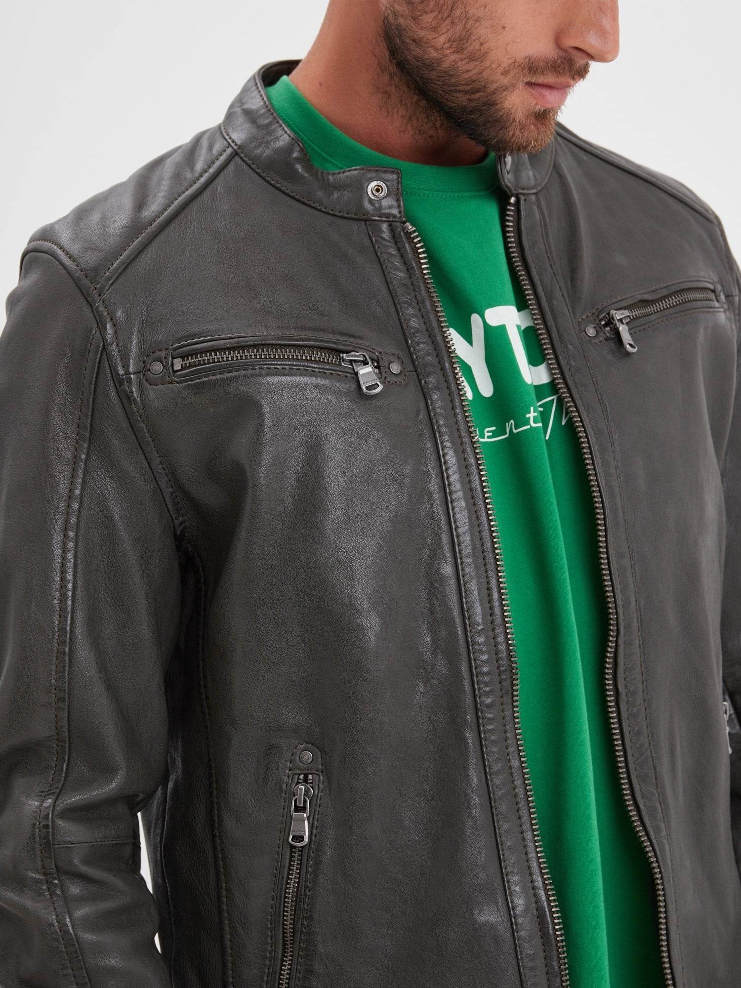 Gafino - Blouson cuir homme - Image 30