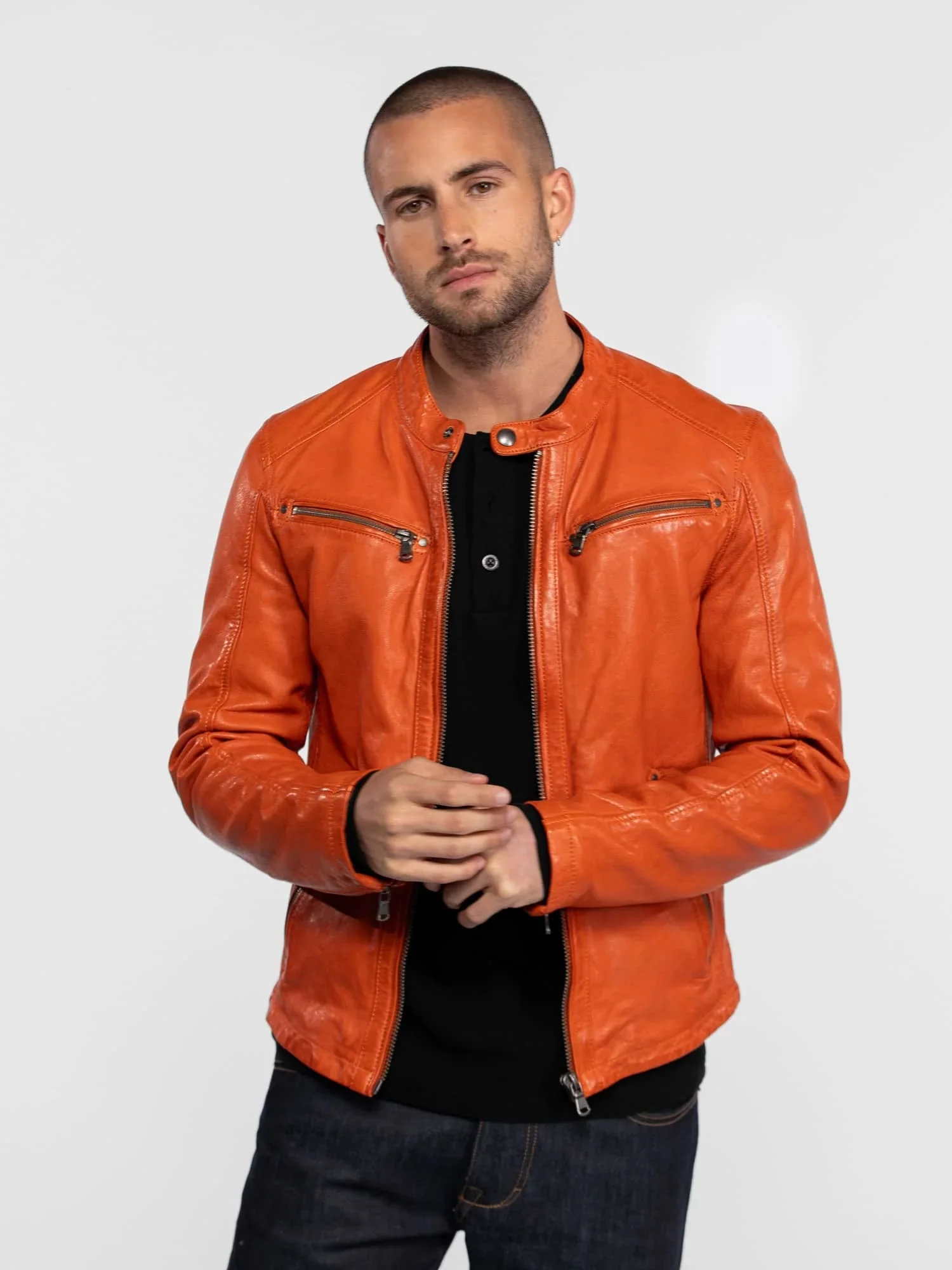 Gafino - Blouson cuir homme - Image 52