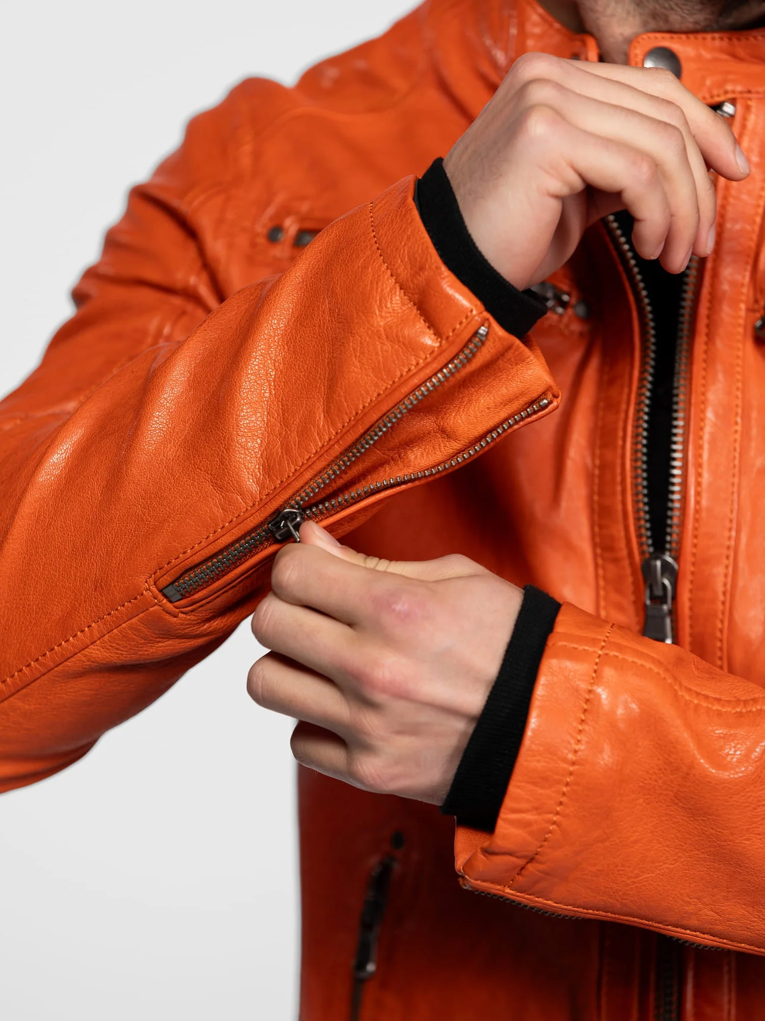 Gafino - Blouson cuir homme - Image 53