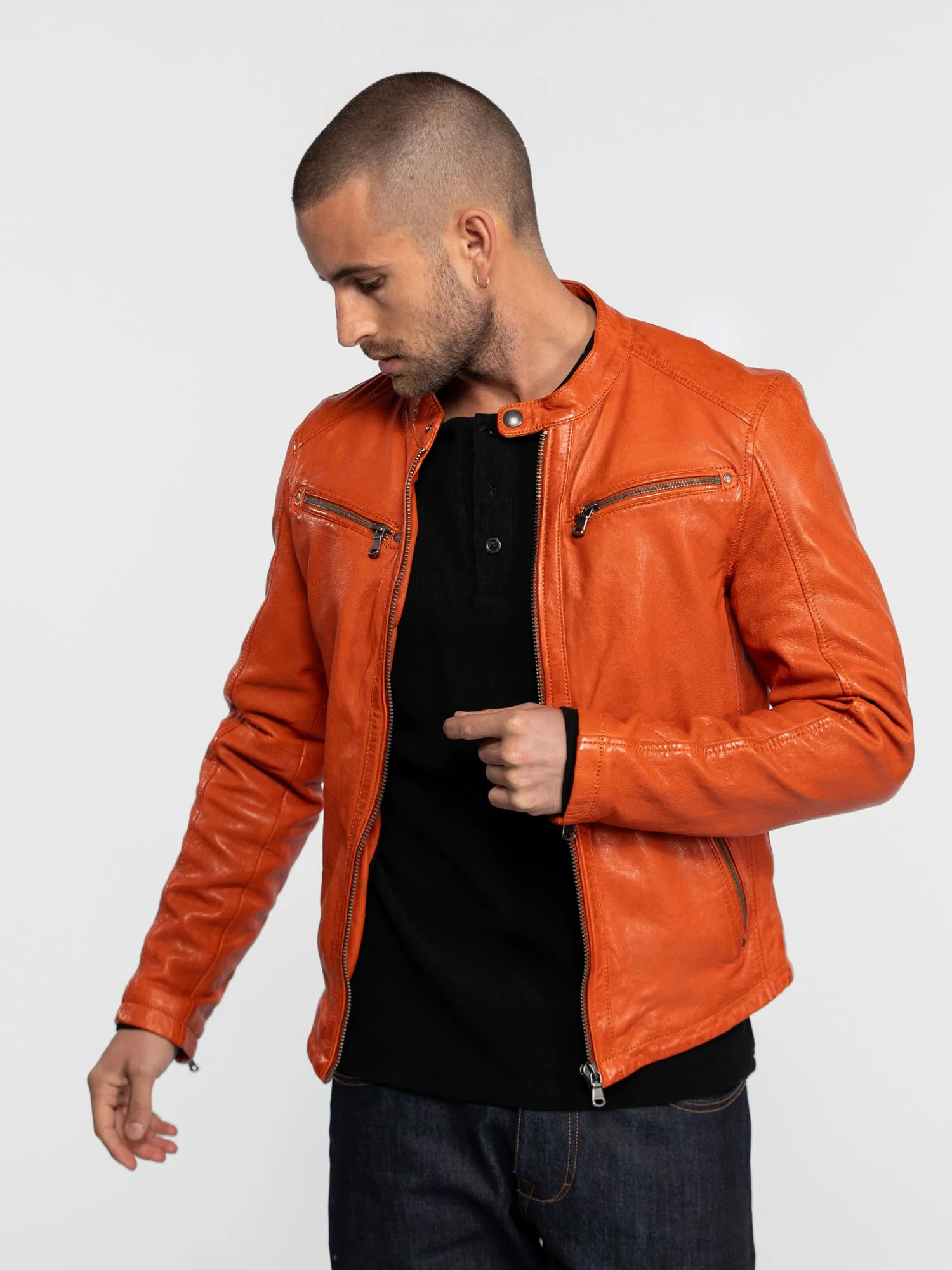 Gafino - Blouson cuir homme - Image 54