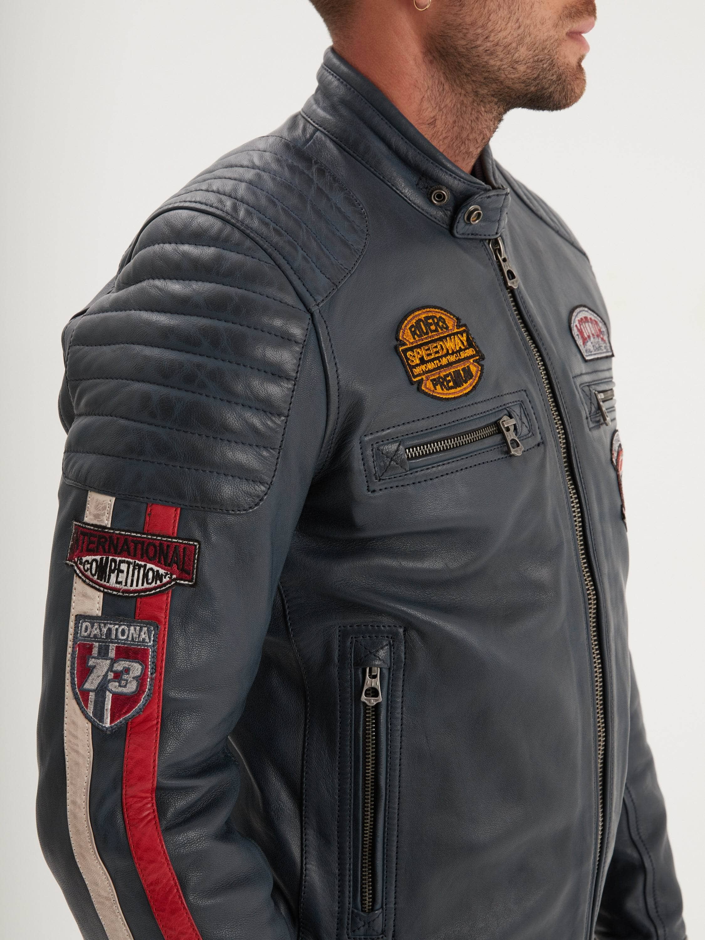 Gasly - Blouson cuir motard - Image 16
