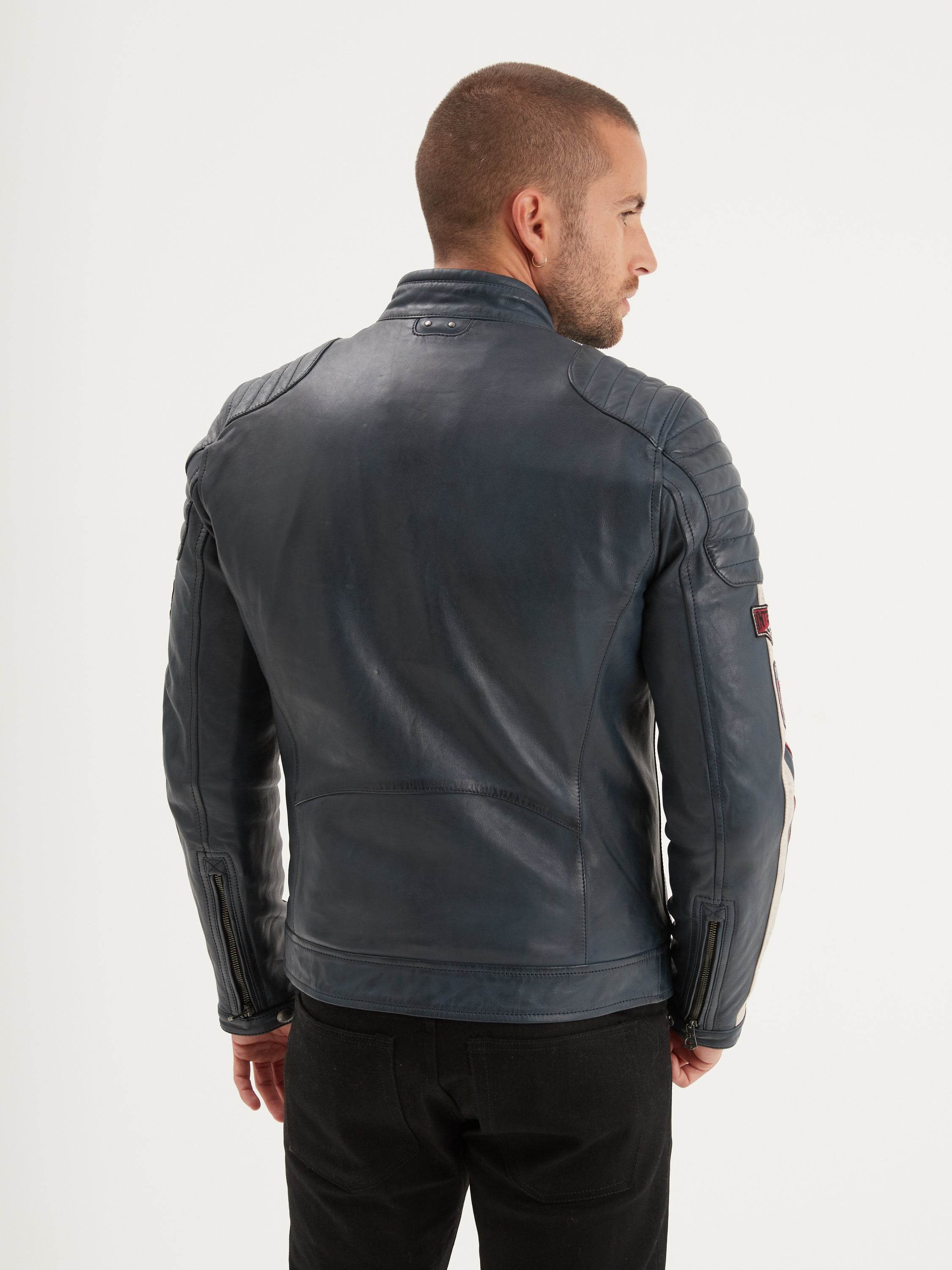 Gasly - Blouson cuir motard - Image 17
