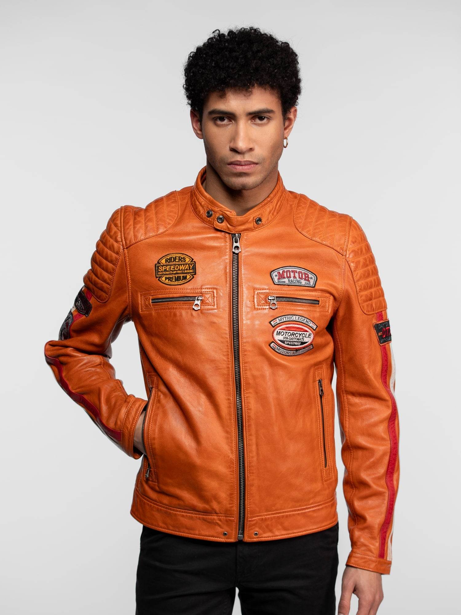 Gasly - Blouson cuir motard - Image 21