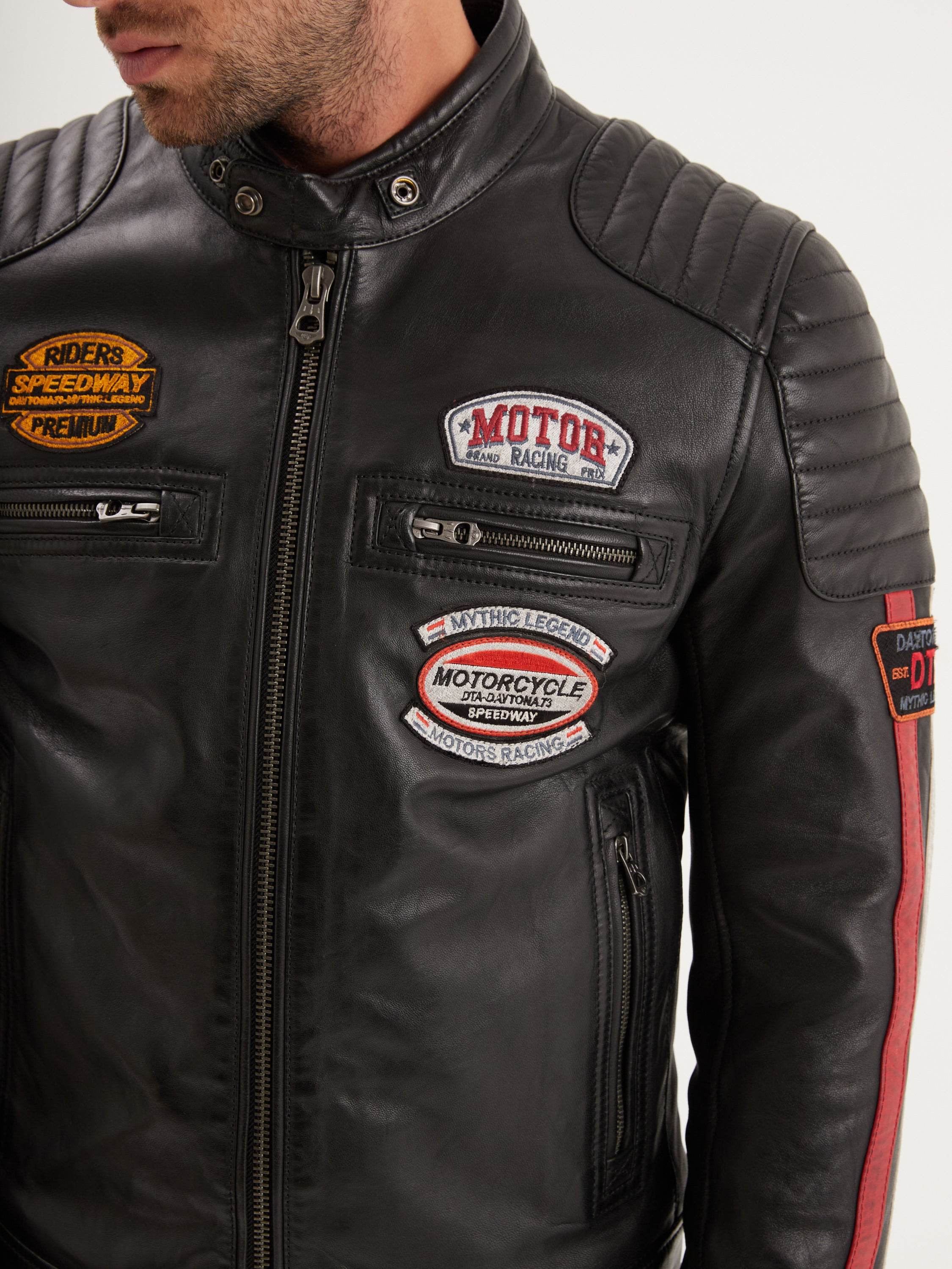 Gasly - Blouson cuir motard - Image 3