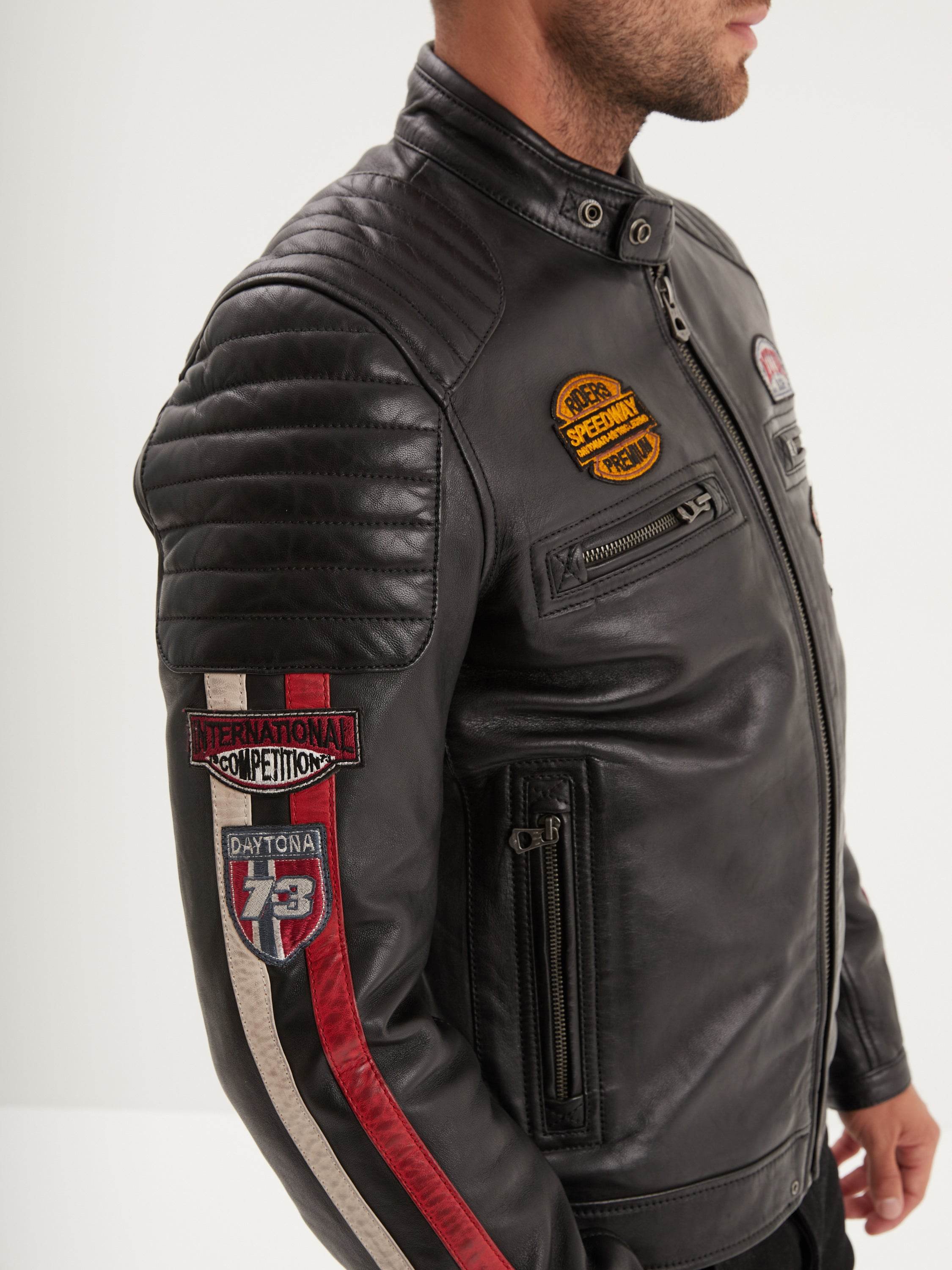 Gasly - Blouson cuir motard - Image 4