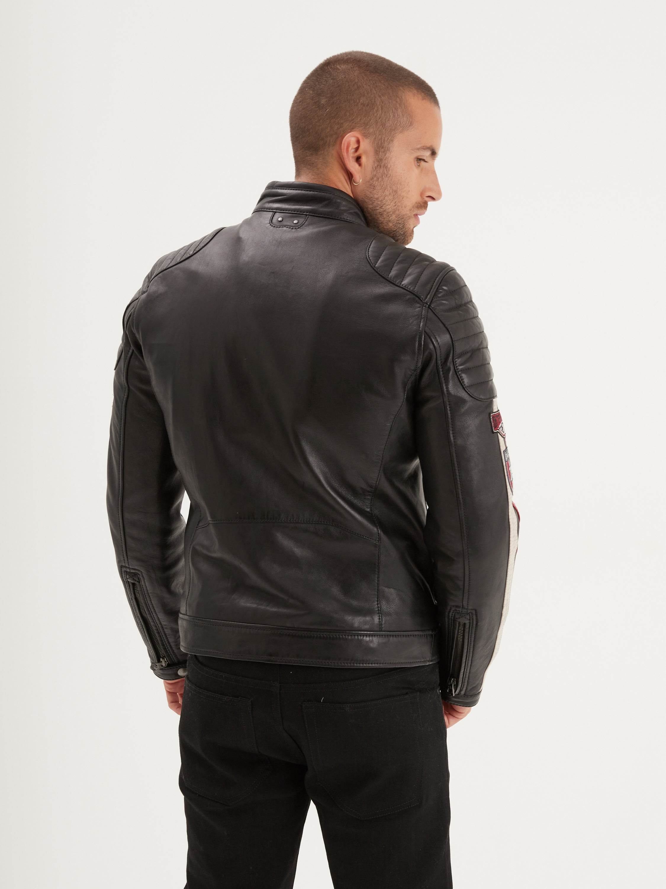 Gasly - Blouson cuir motard - Image 6