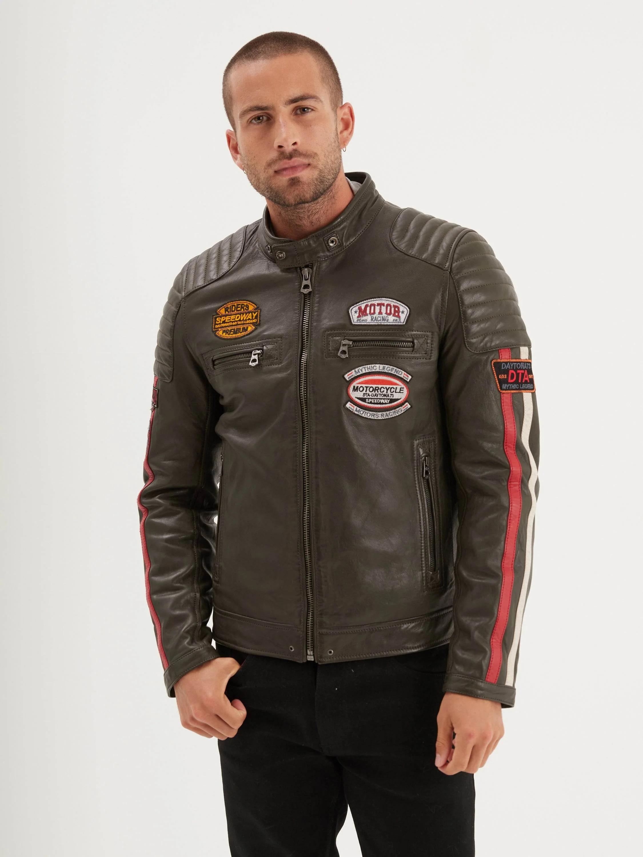 Gasly - Blouson cuir motard - Image 7