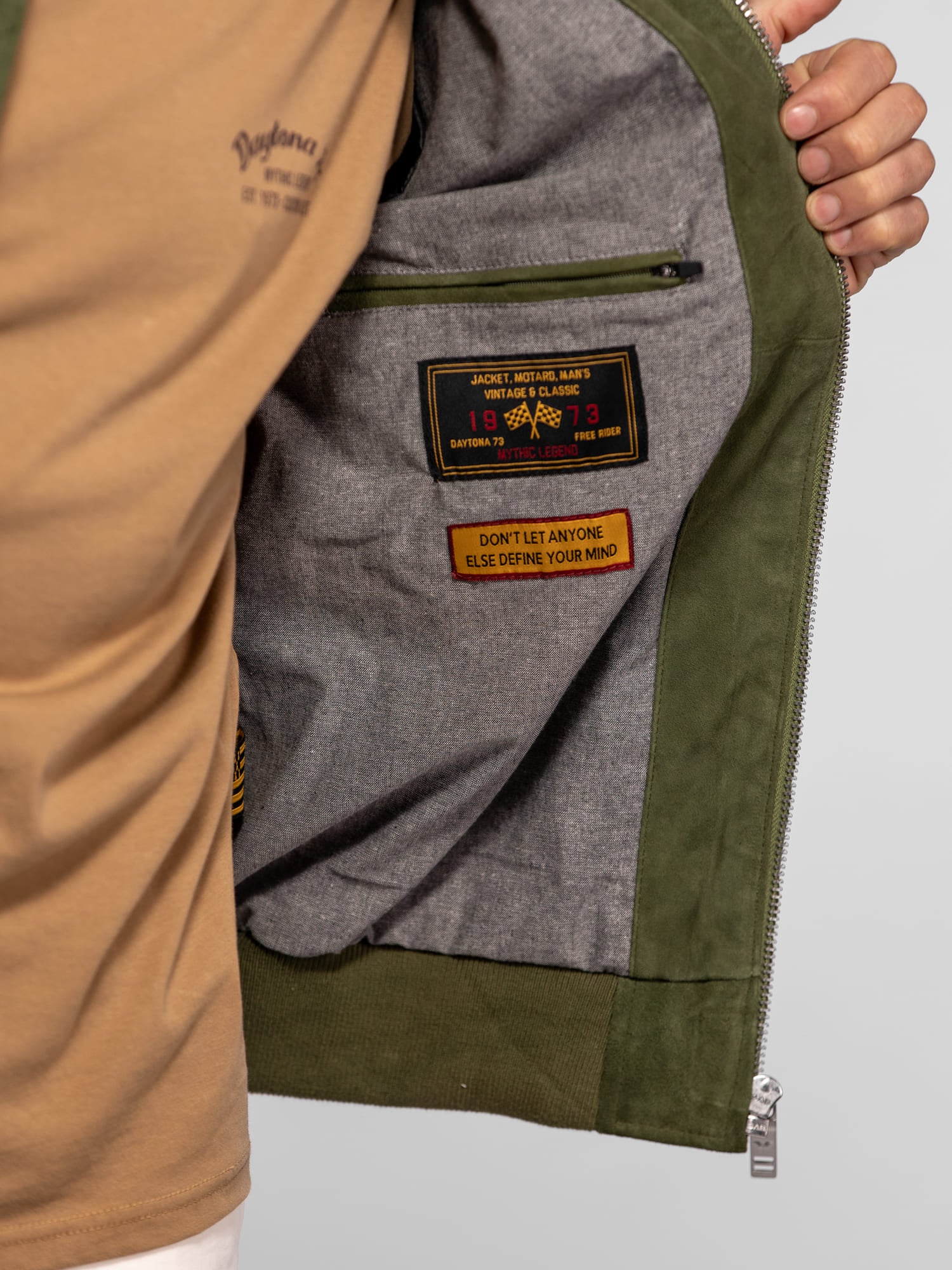 Gila - Bomber cuir suédé - Image 10