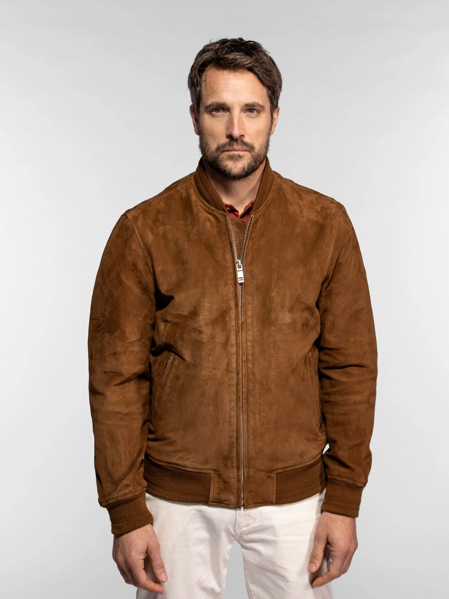 Gila - Bomber cuir suédé - Image 11
