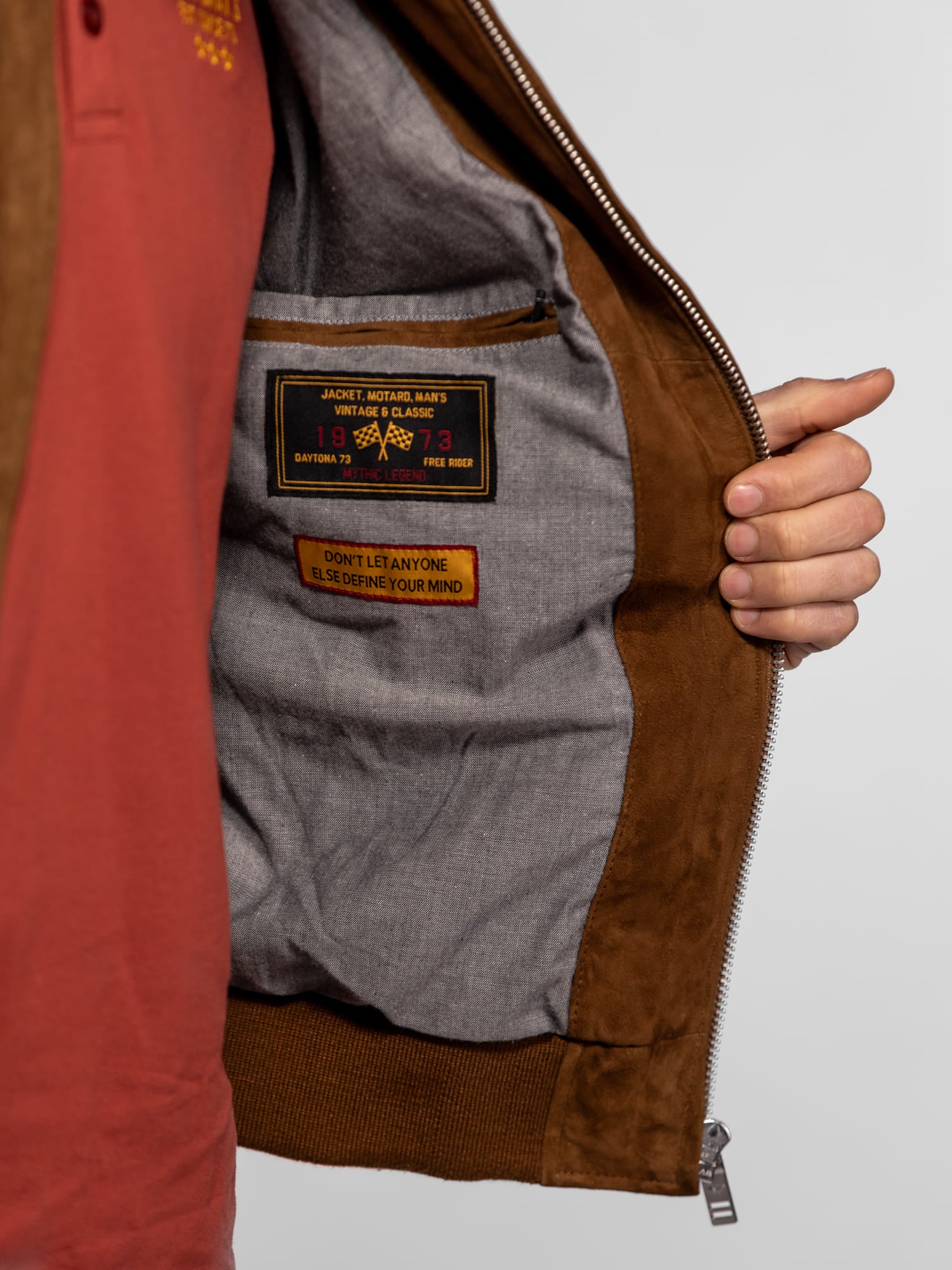 Gila - Bomber cuir suédé - Image 14