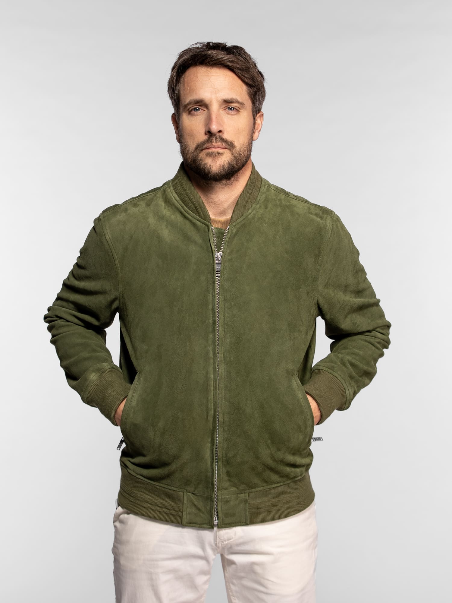 Gila - Bomber cuir suédé - Image 7