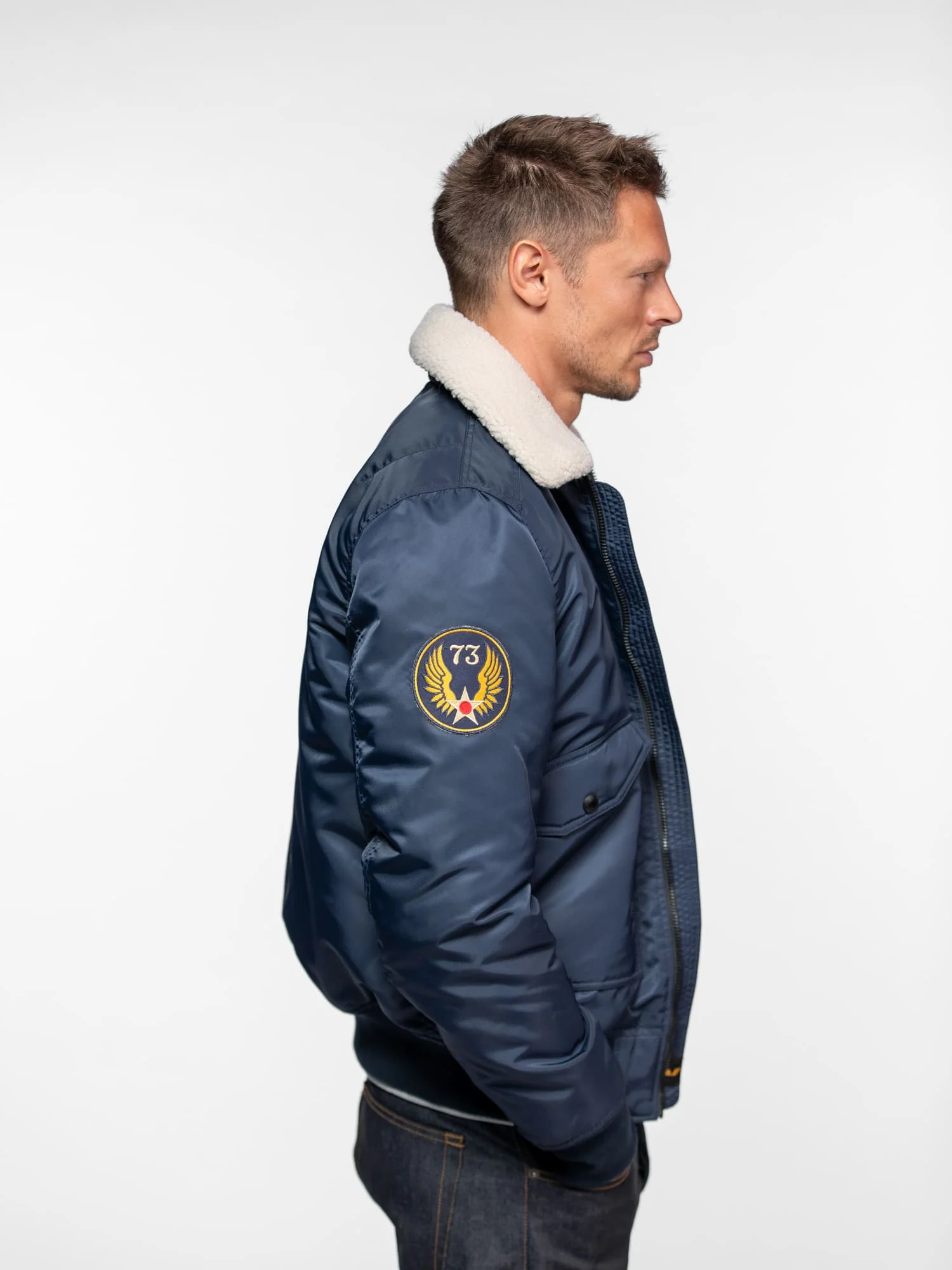 Hanford - Veste aviateur en nylon - Image 12