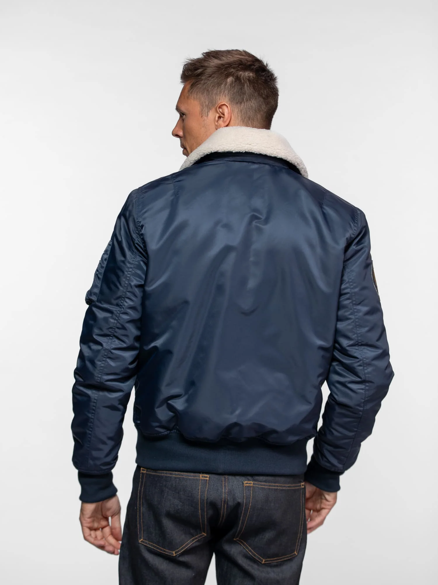 Hanford - Veste aviateur en nylon - Image 15