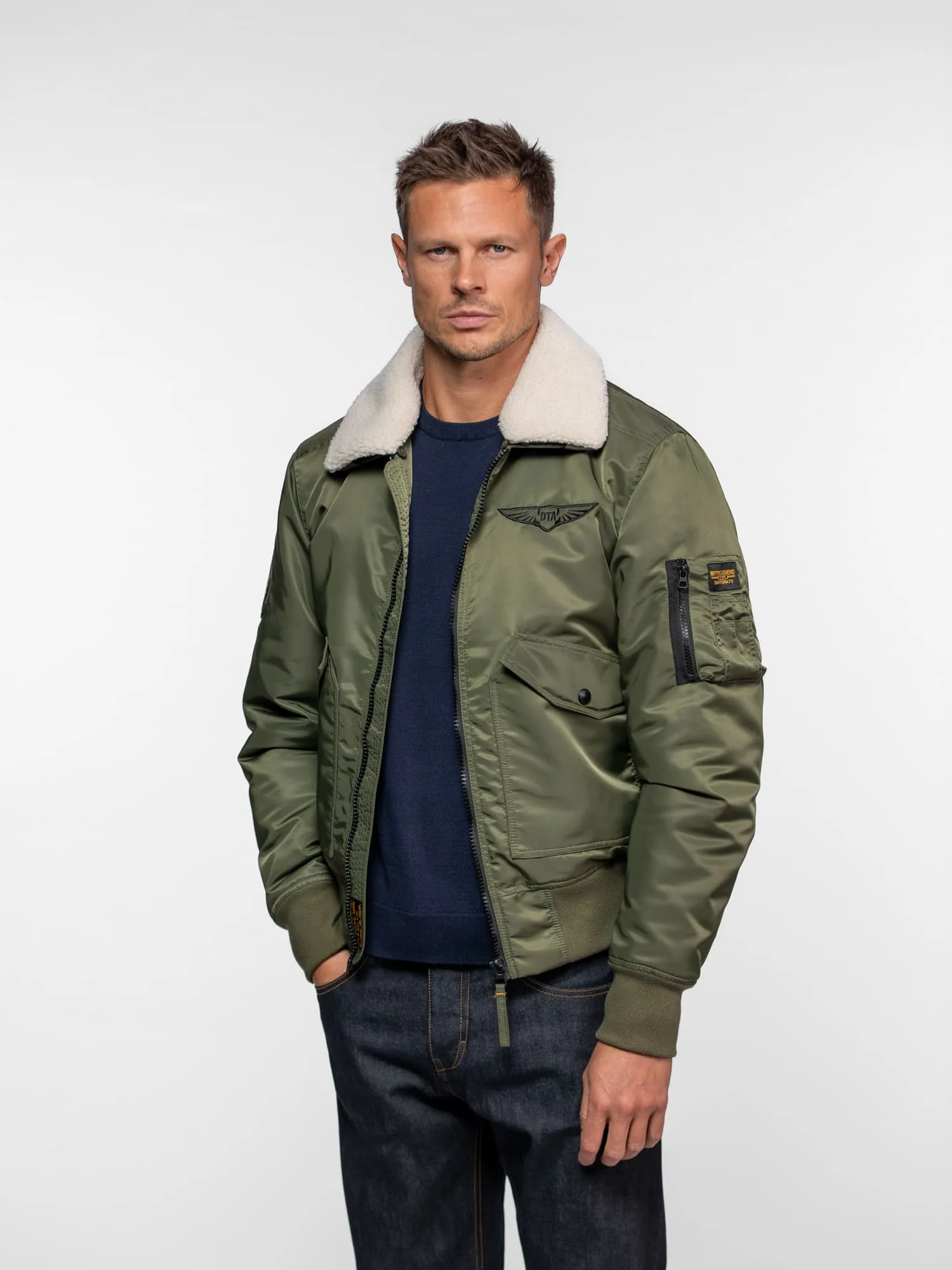 Hanford - Veste aviateur en nylon - Image 2