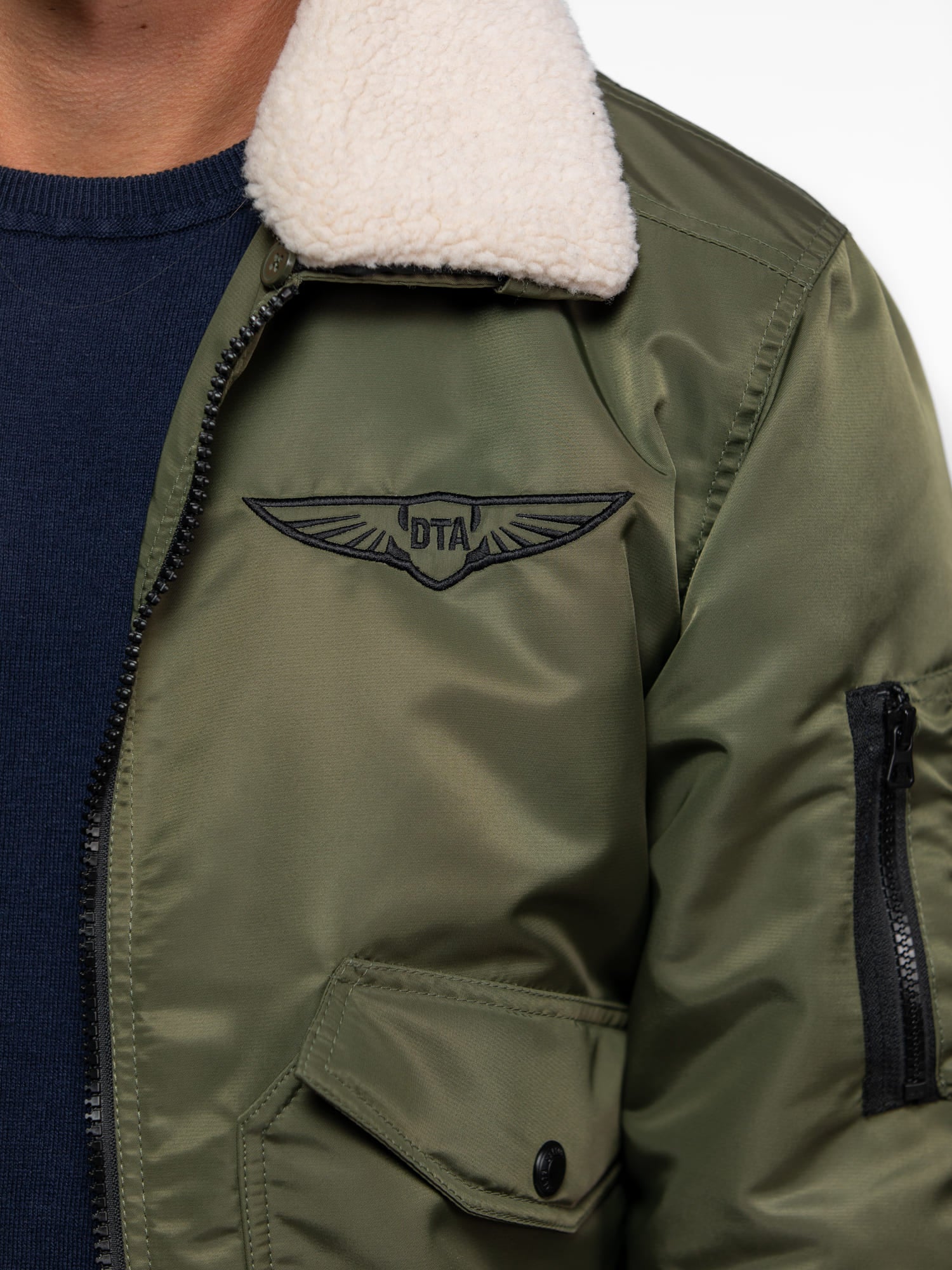 Hanford - Veste aviateur en nylon - Image 4