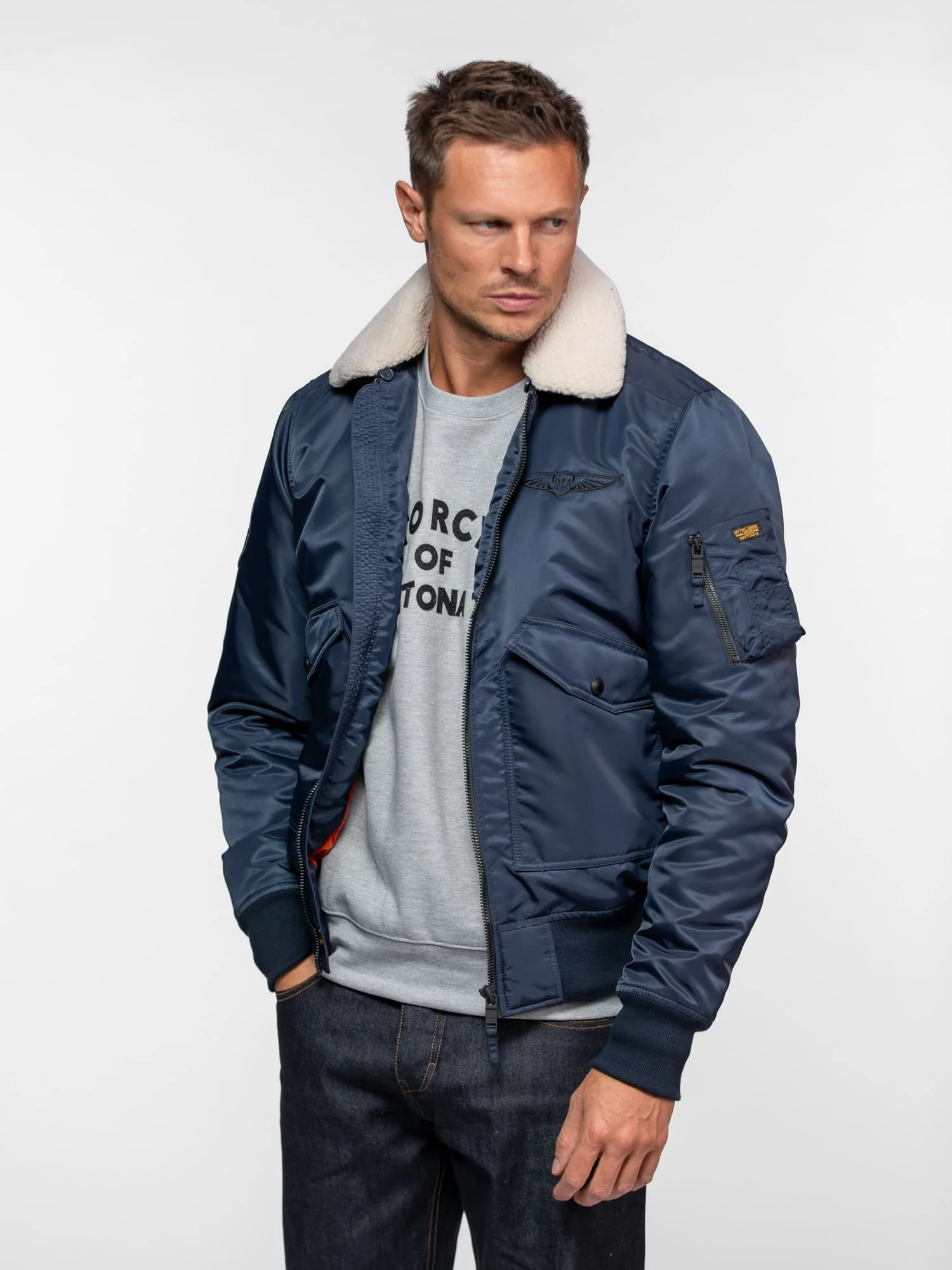 Hanford - Veste aviateur en nylon - Image 8