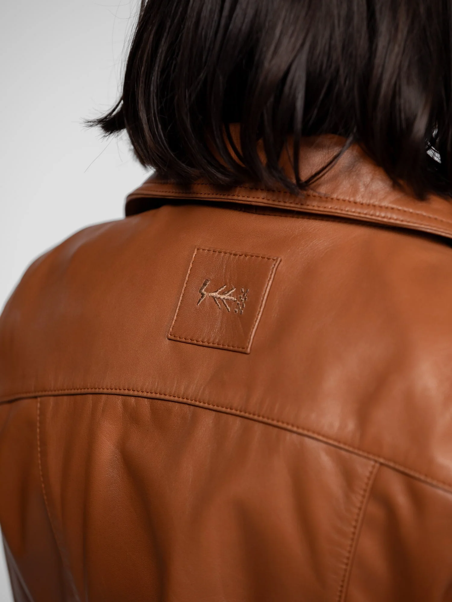 Haven - Blouson biker cuir femme - Image 5
