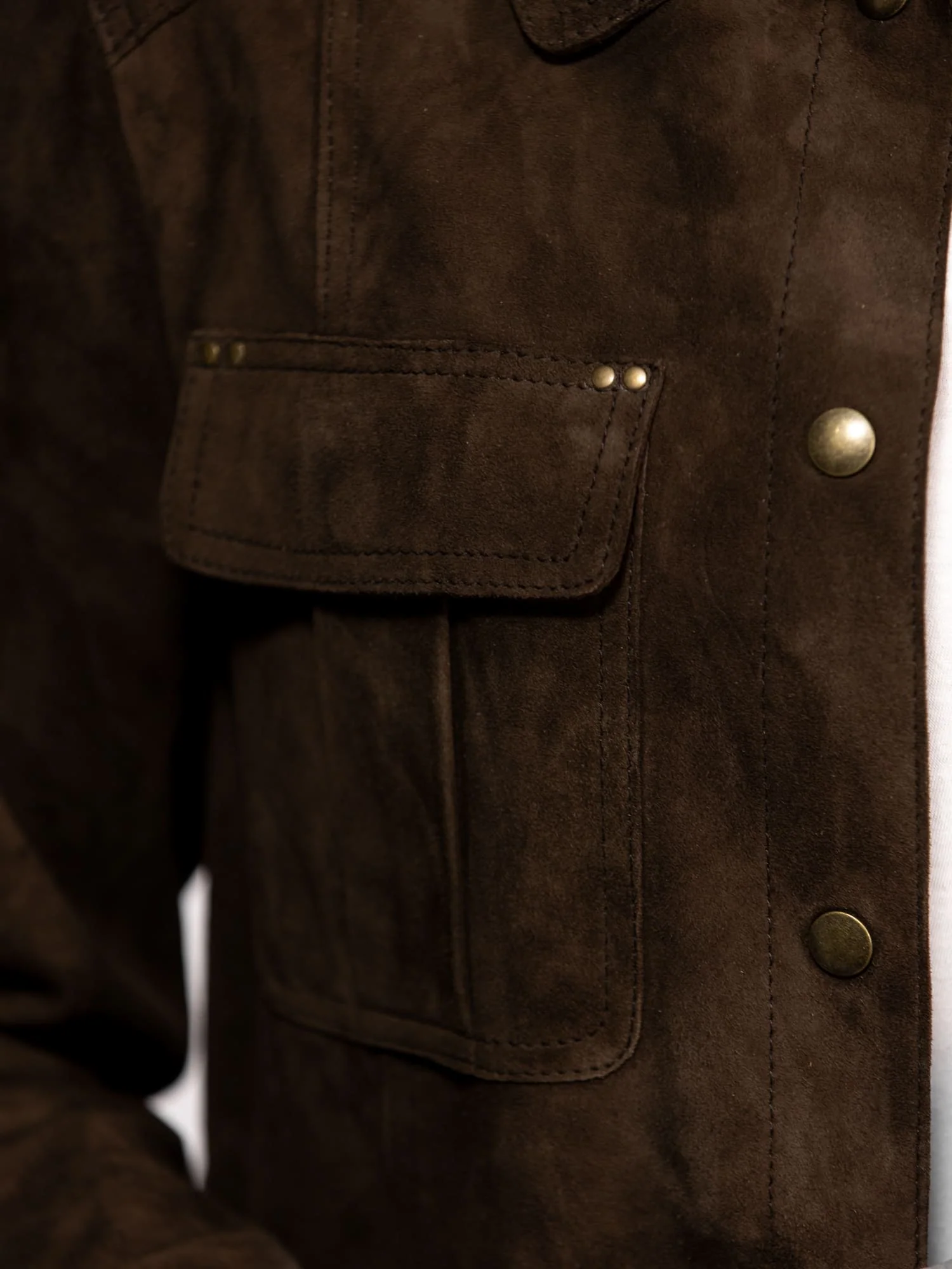 Hazel - Veste en cuir suédé femme - Image 3