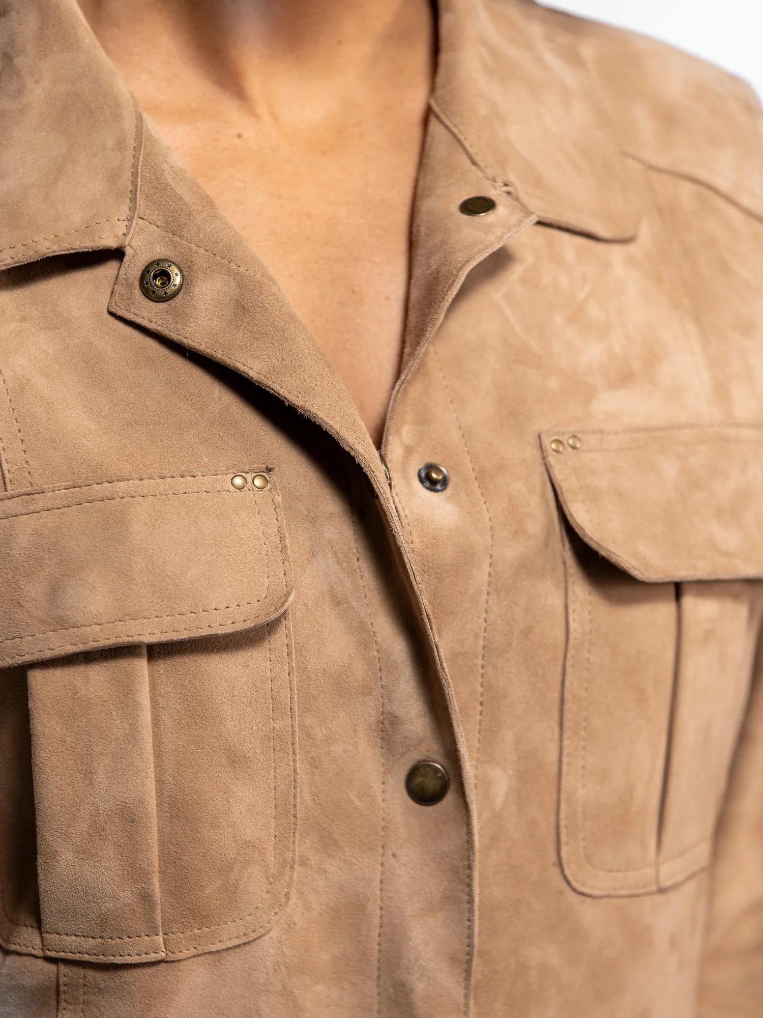 Hazel - Veste en cuir suédé femme - Image 7