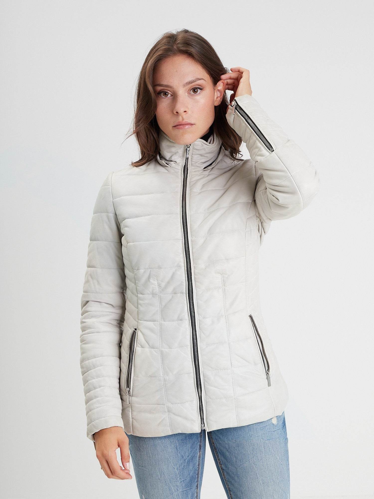 Helena fur - Doudoune cuir femme - Image 15