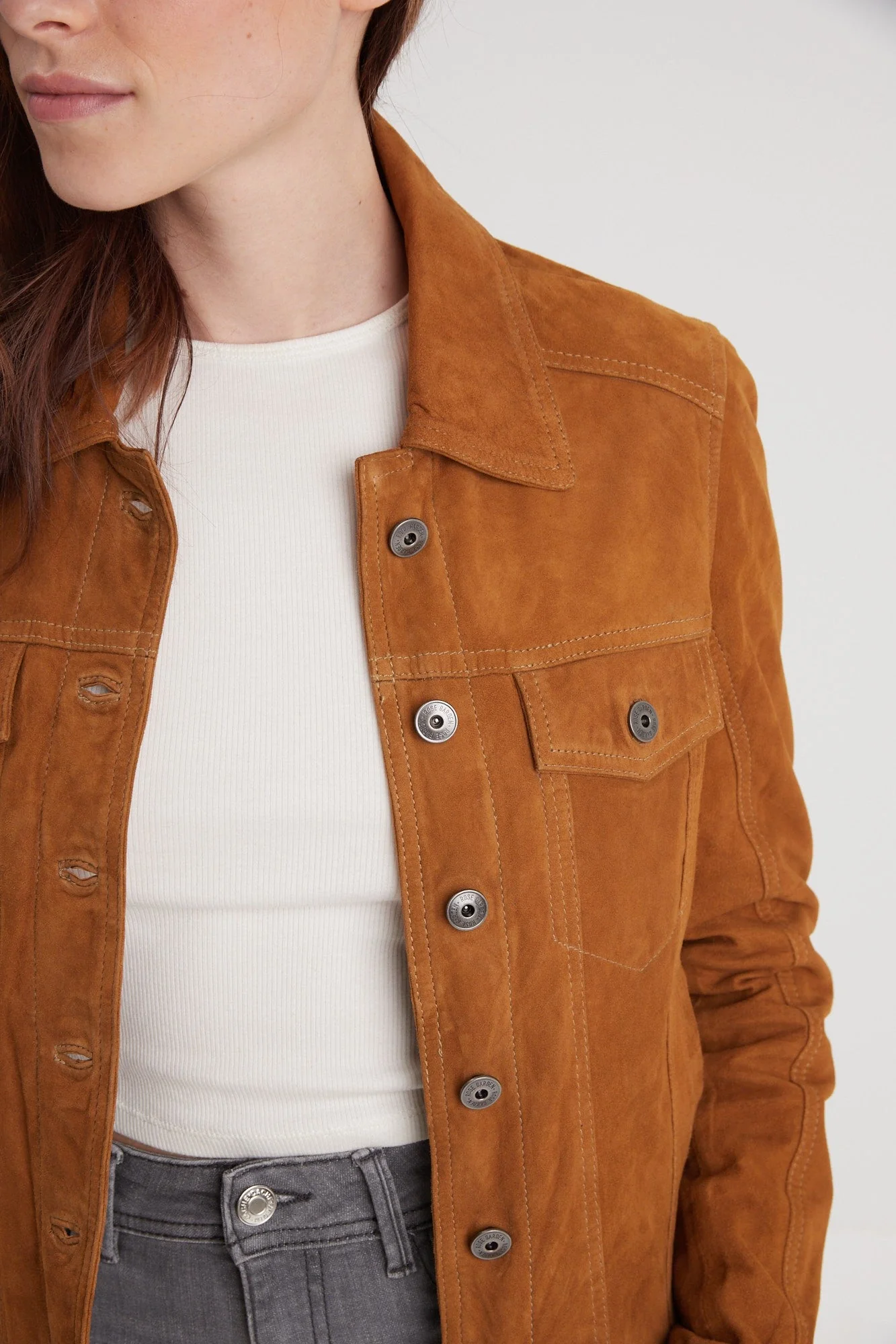 Jeanne - Veste en daim femme - Image 3