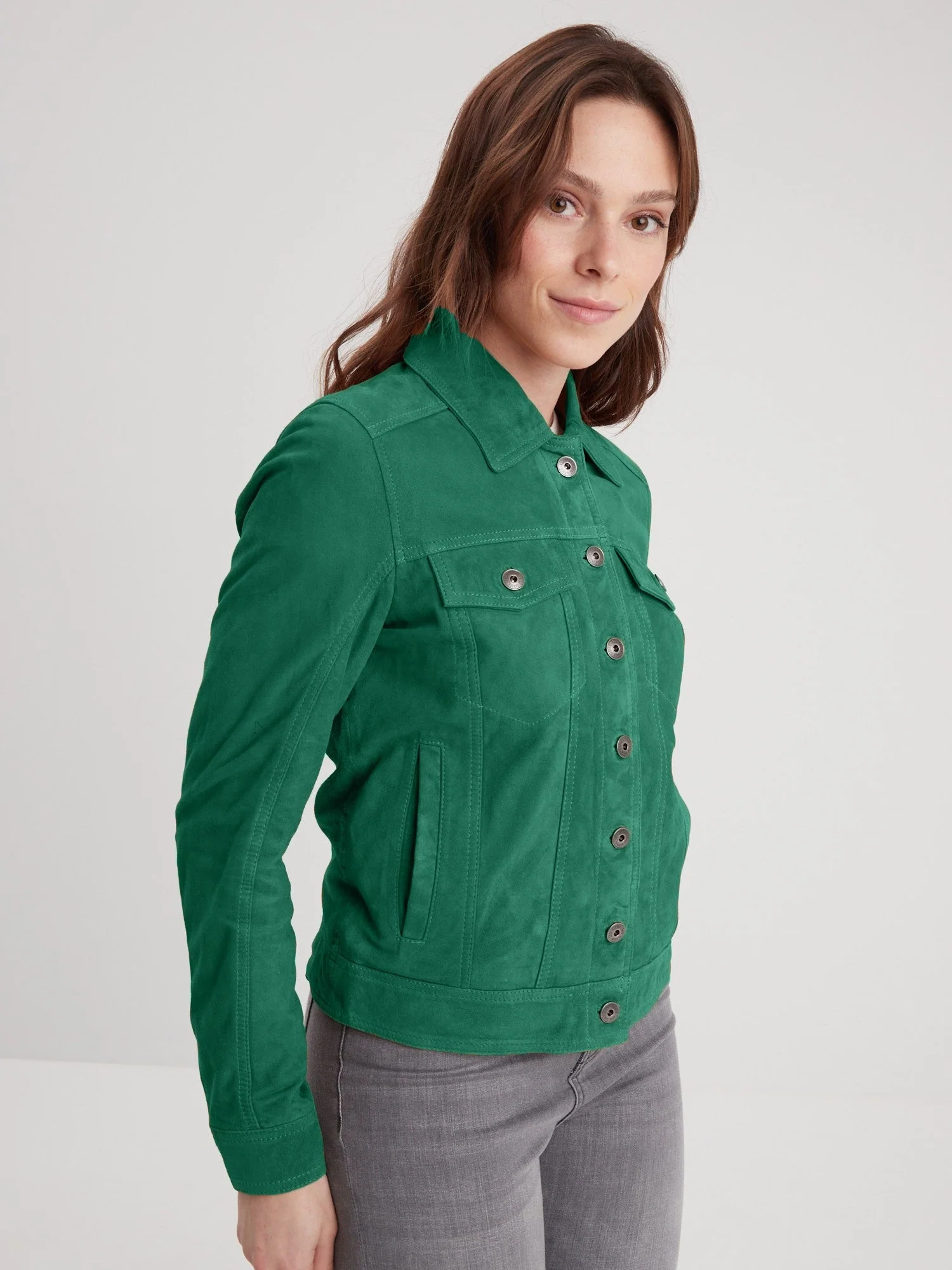 Jeanne - Veste en daim femme - Image 6