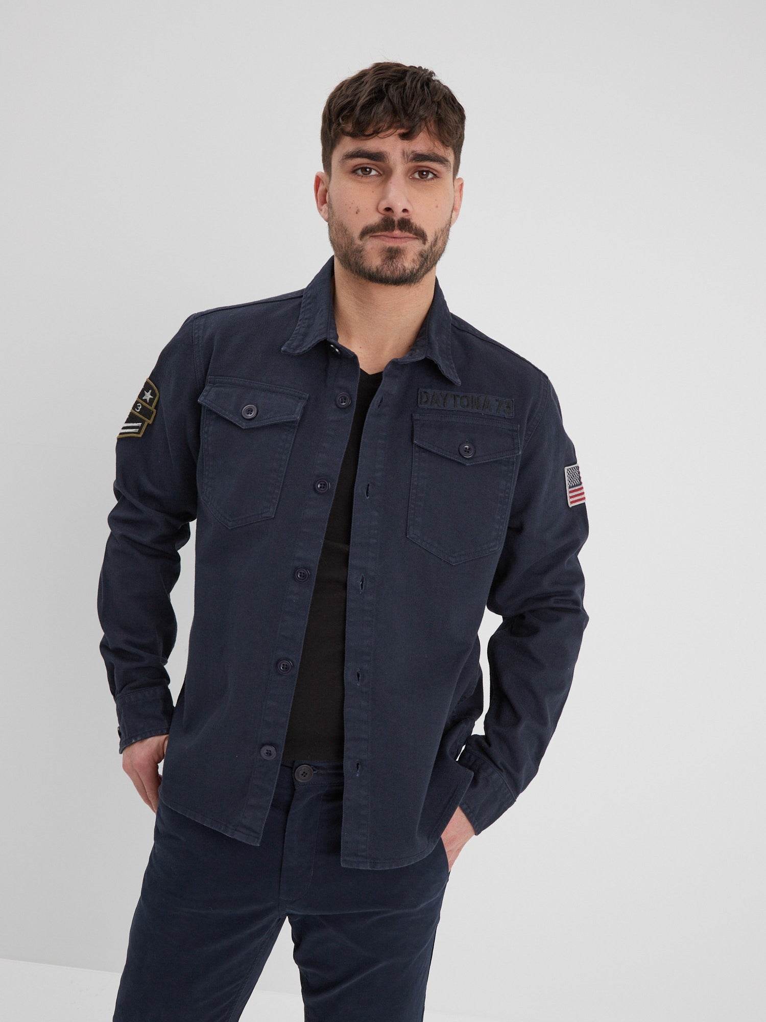 Jeffy - Chemise militaire homme - Image 10