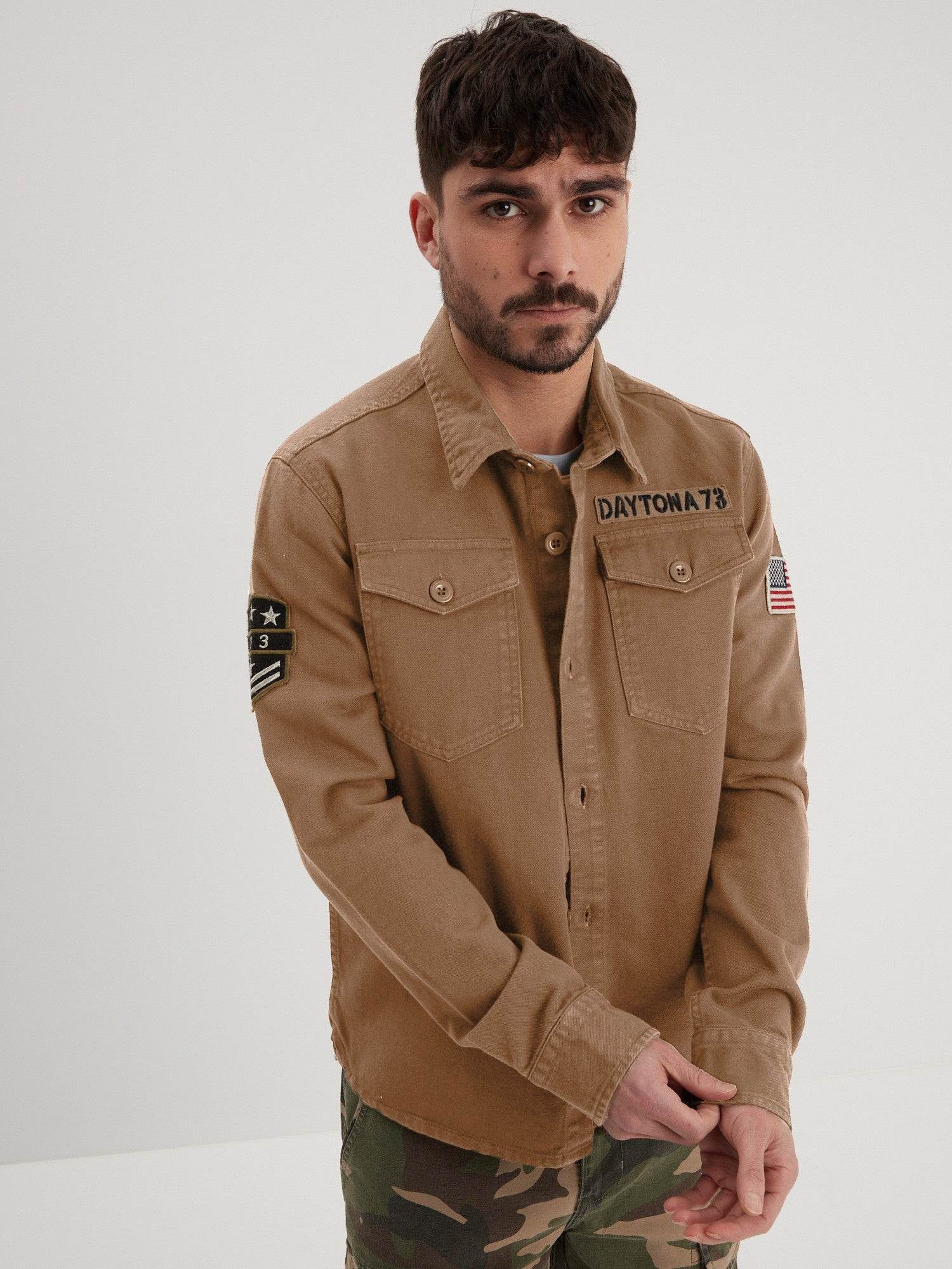 Jeffy - Chemise militaire homme - Image 15