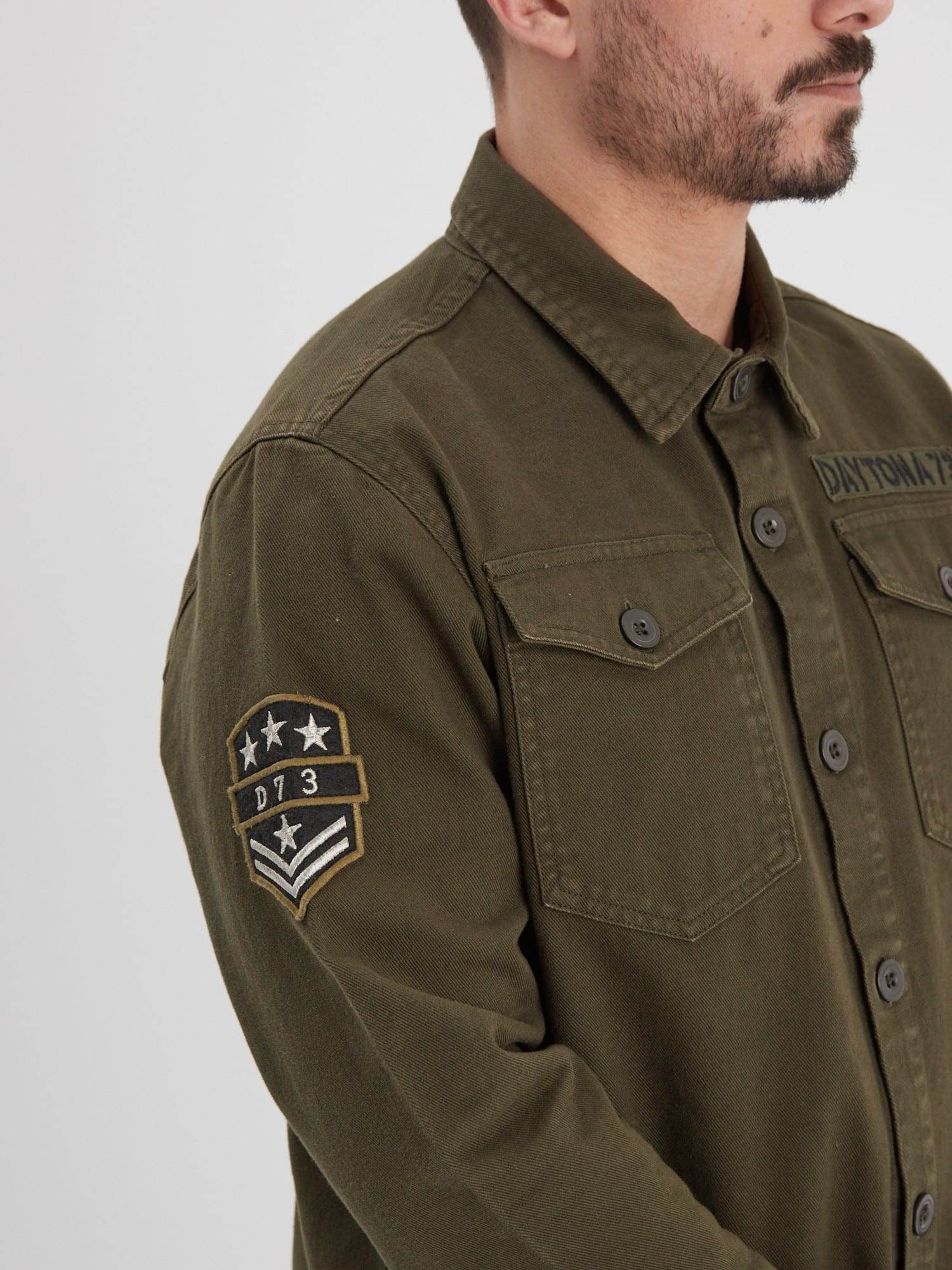 Jeffy - Chemise militaire homme - Image 5