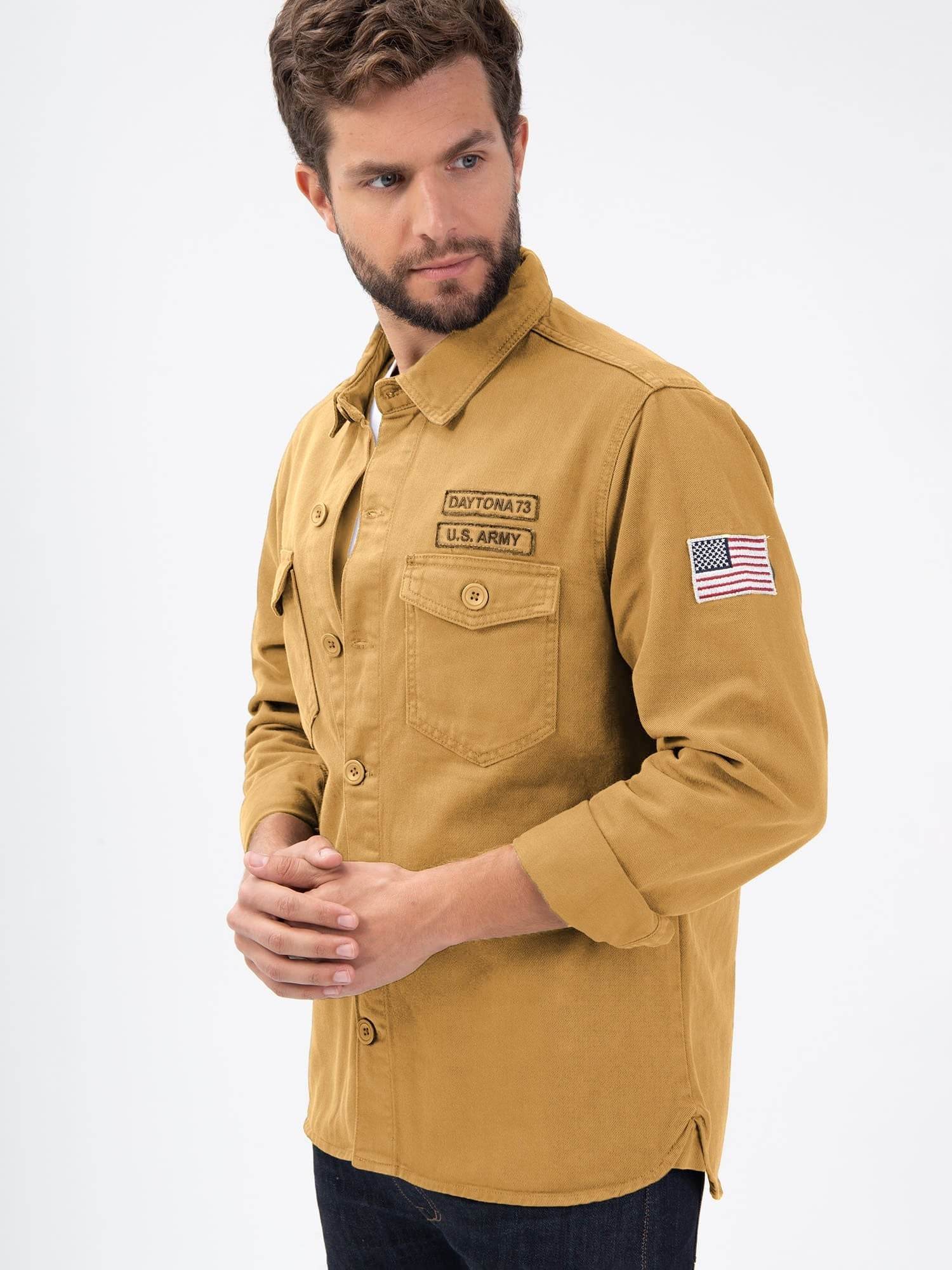 Jeffy - Chemise militaire homme - Image 6