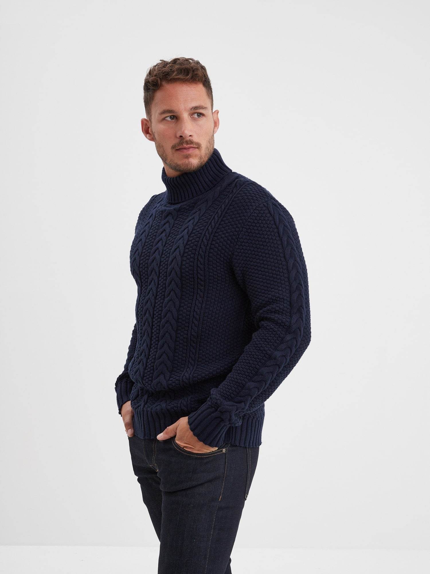Lander - Pull col roulé homme - Image 7