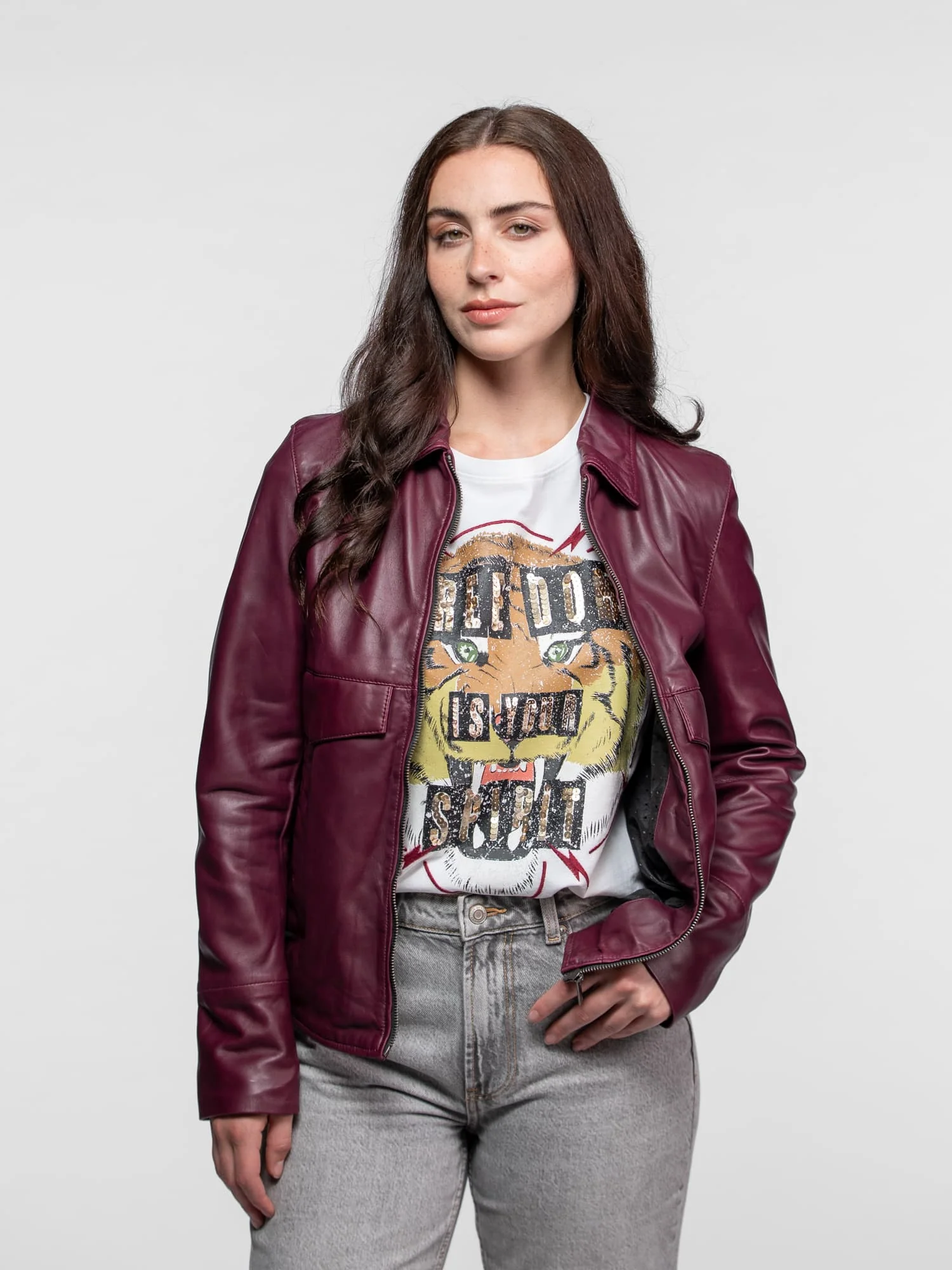 Lisa - Veste cuir femme - Image 4