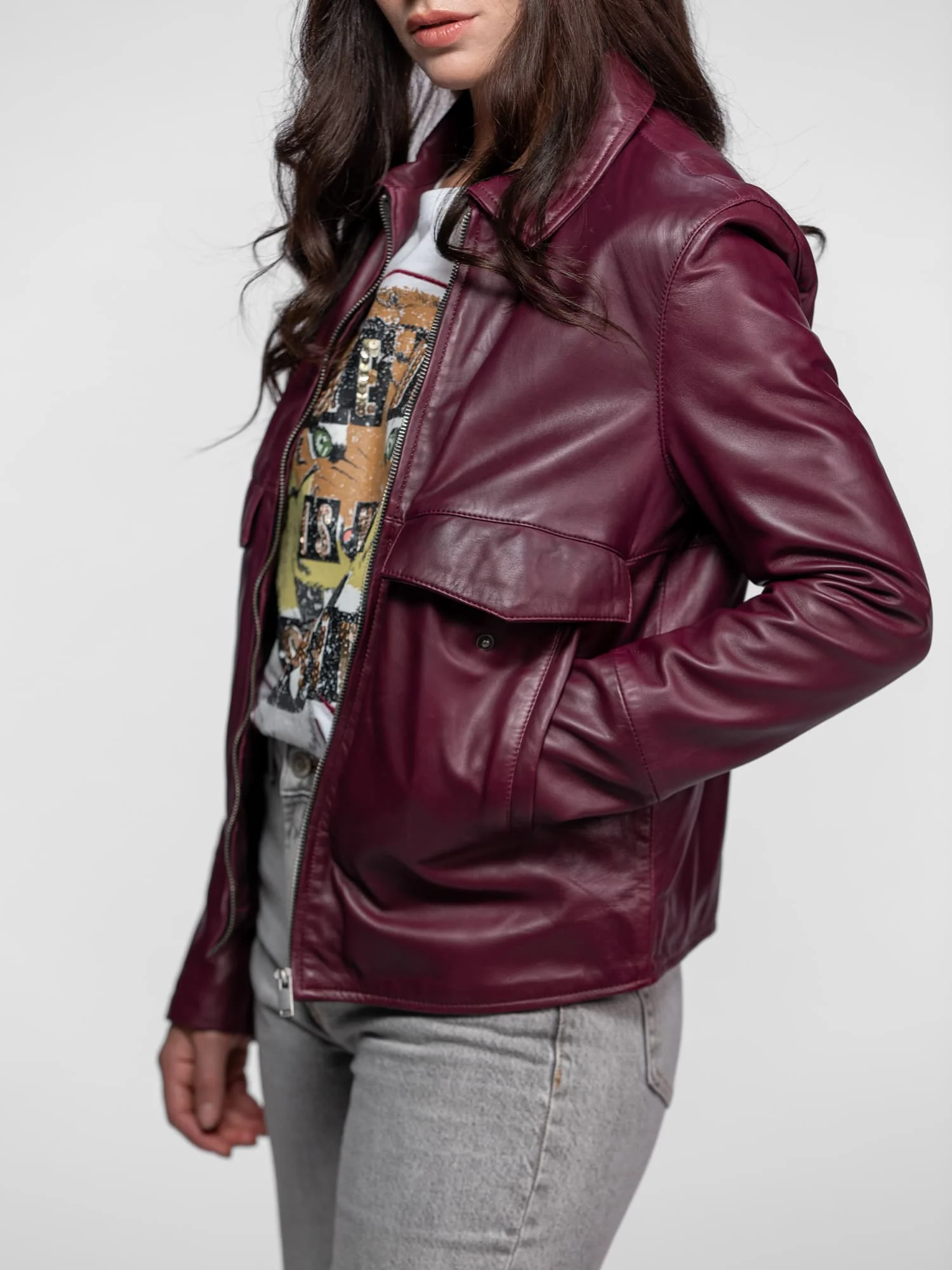 Lisa - Veste cuir femme - Image 5