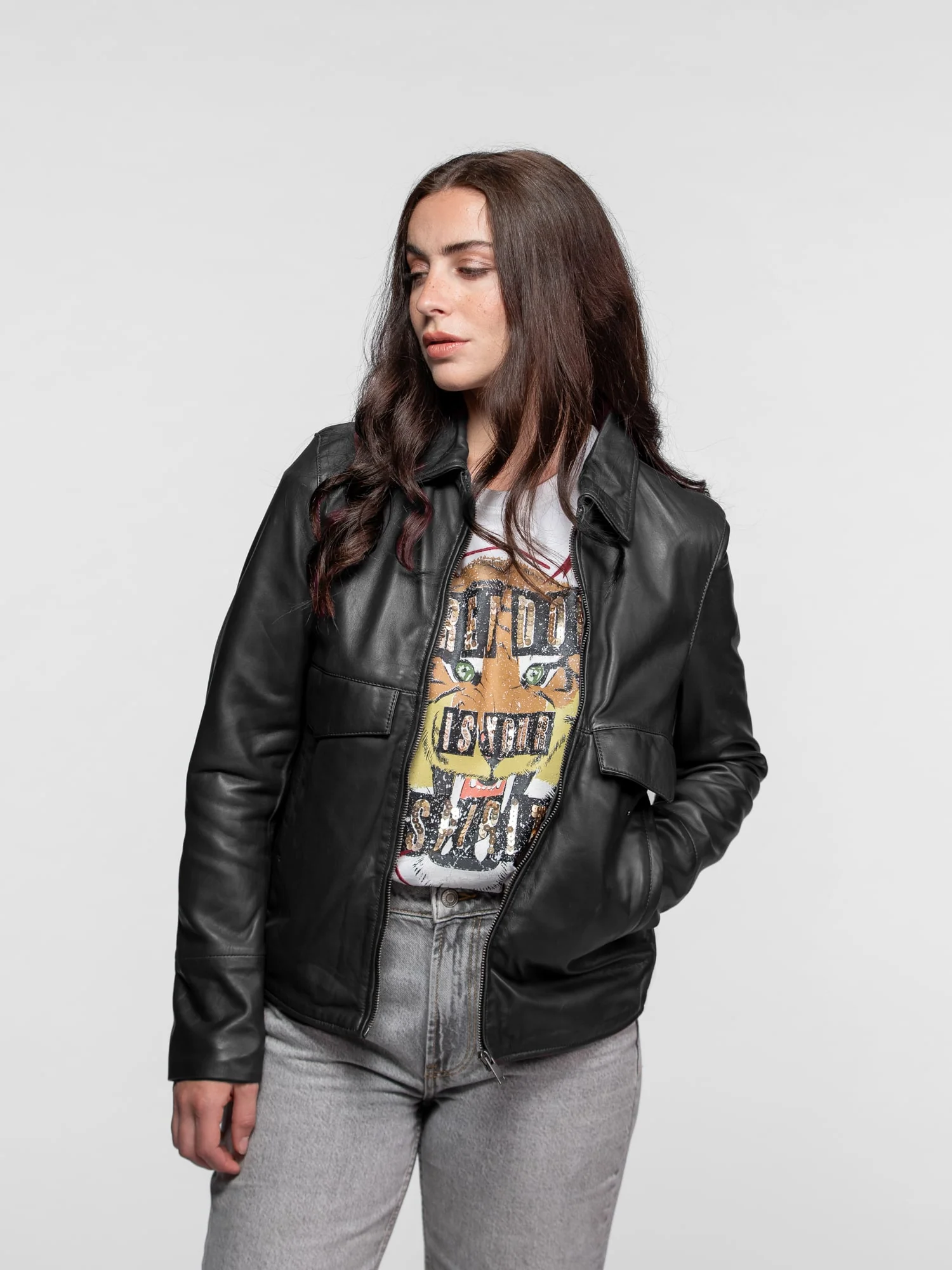 Lisa - Veste cuir femme - Image 9