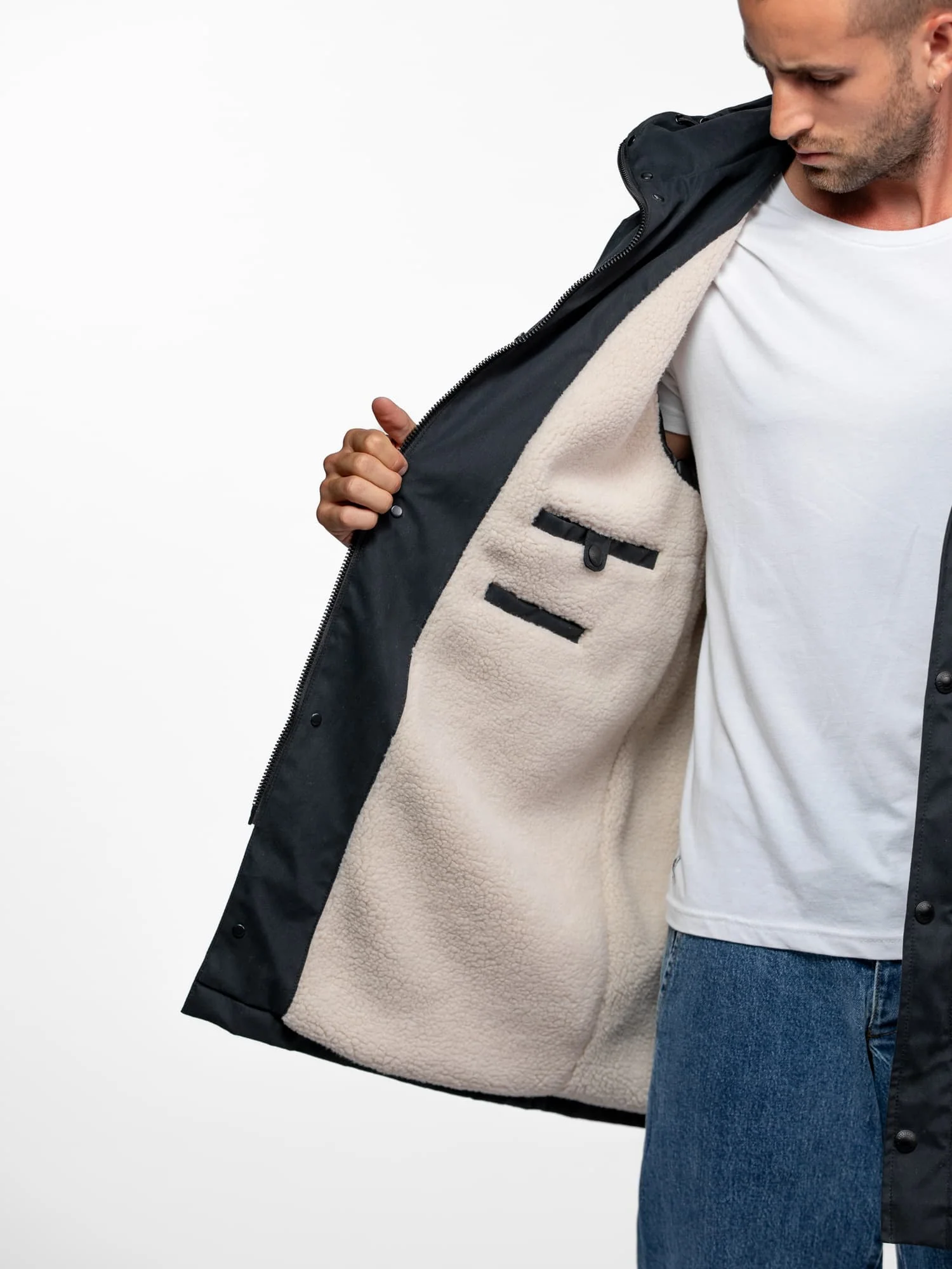 Lopez - Parka avec doublure sherpa - Image 8