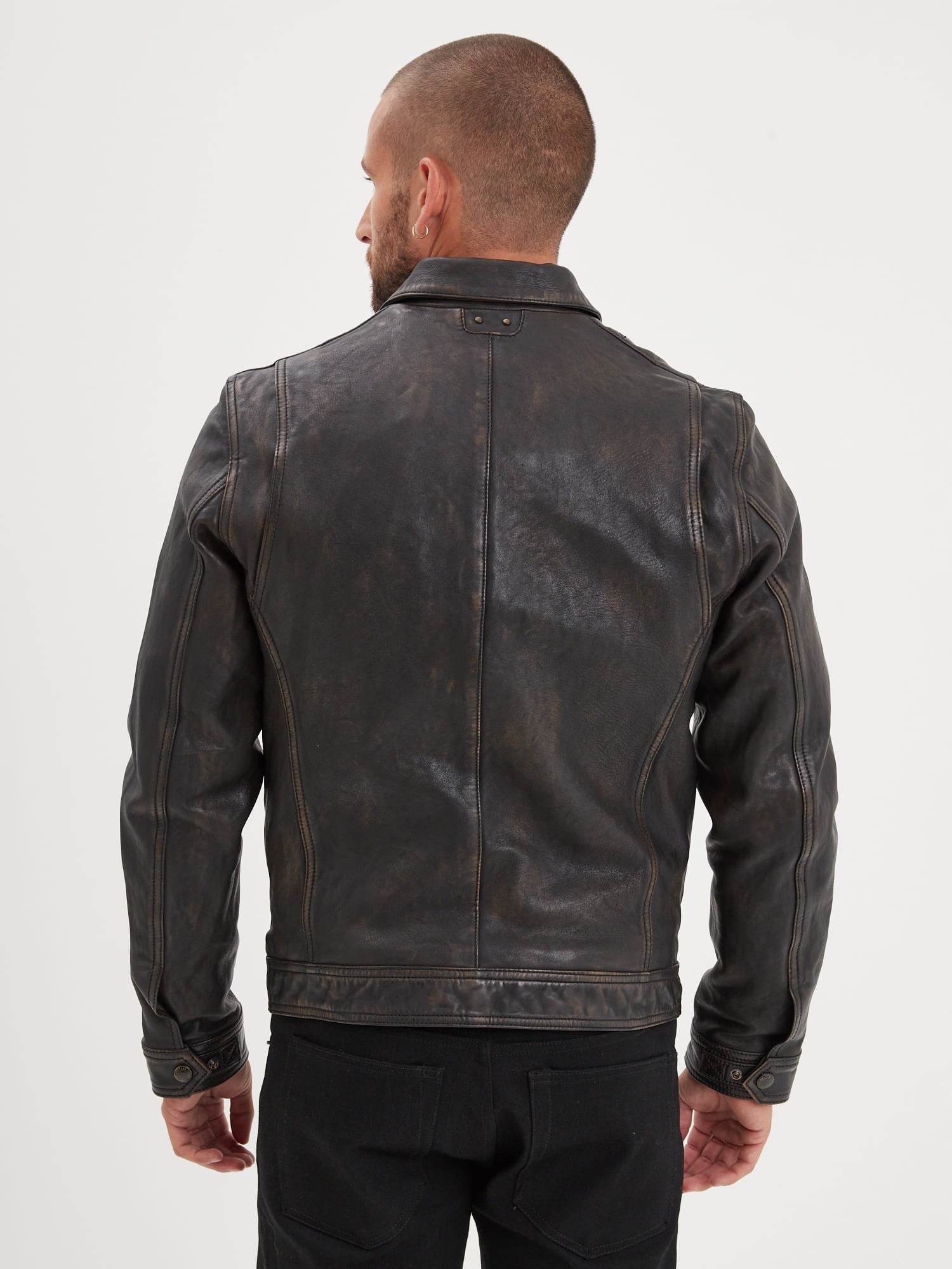 Lovel - Blouson cuir vintage homme - Image 4