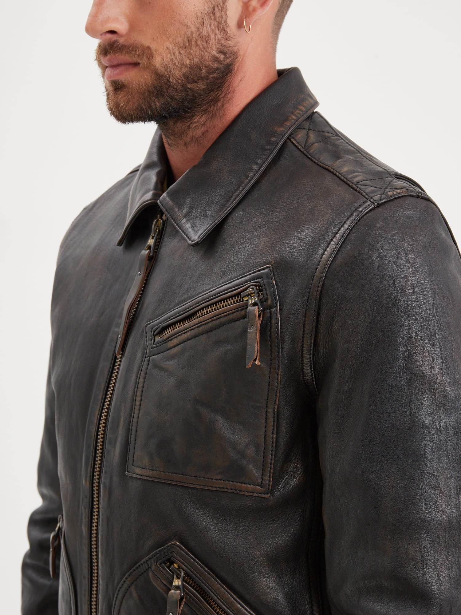 Lovel - Blouson cuir vintage homme - Image 6