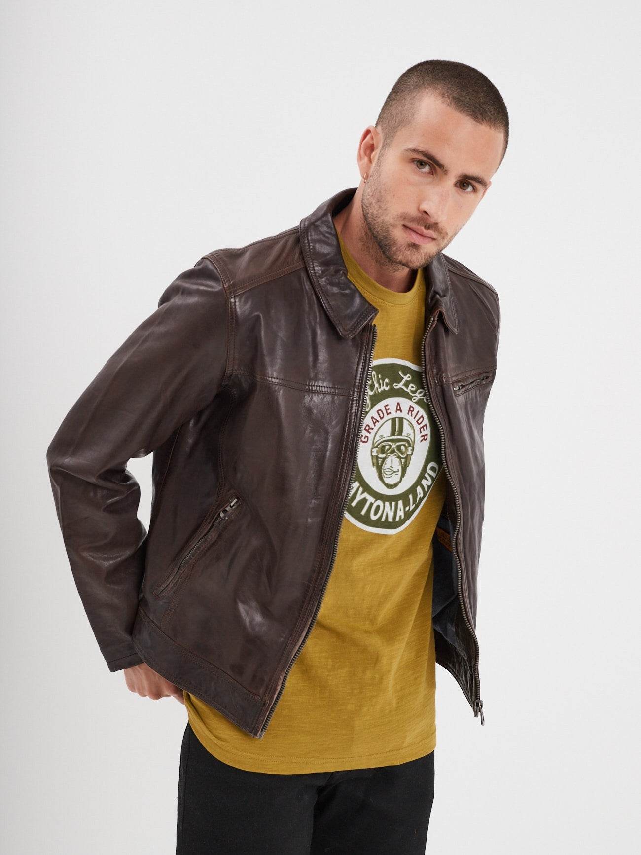 Major - Blouson cuir homme - Image 13