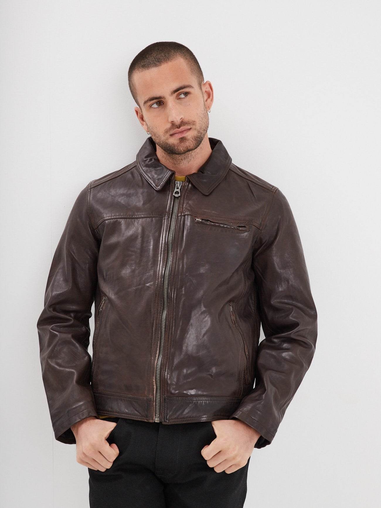 Major - Blouson cuir homme - Image 16