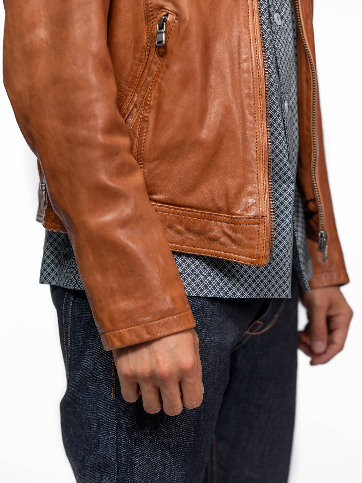 Major - Blouson cuir homme - Image 21