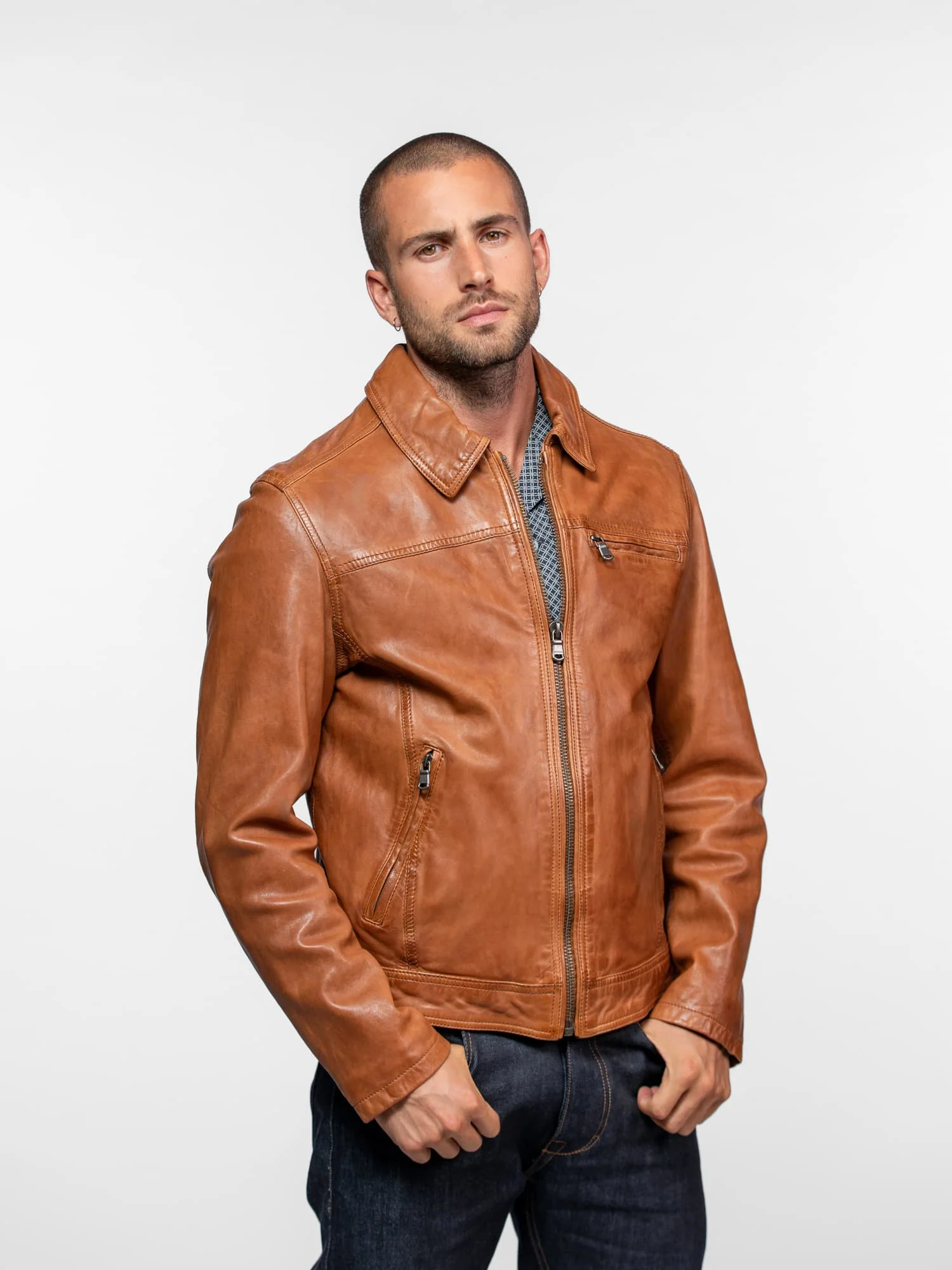 Major - Blouson cuir homme - Image 22