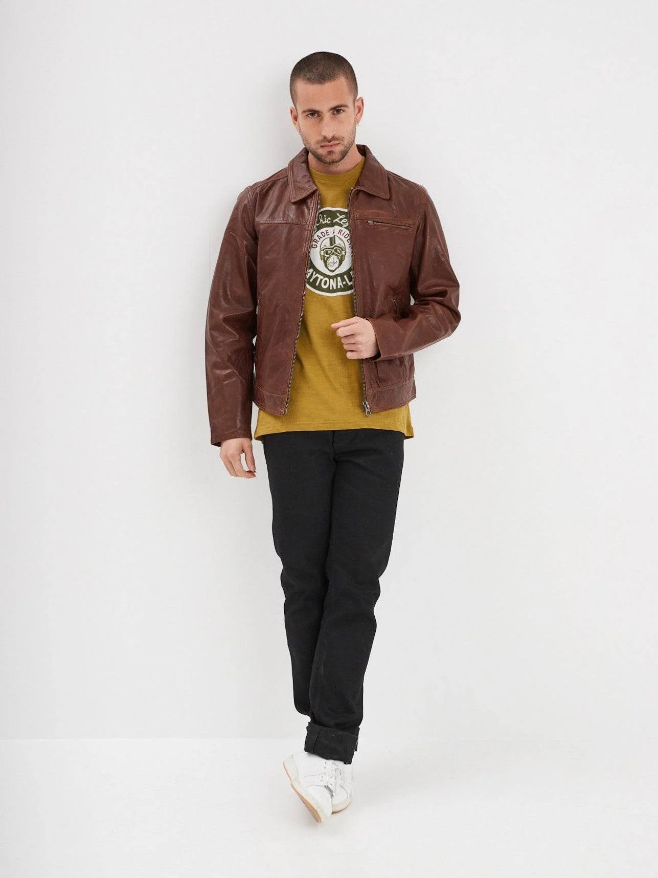 Major - Blouson cuir homme - Image 3