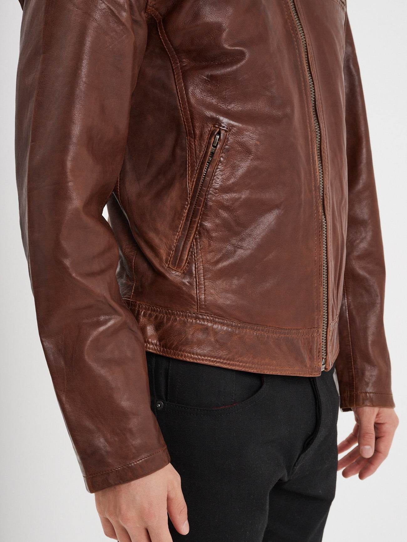 Major - Blouson cuir homme - Image 6