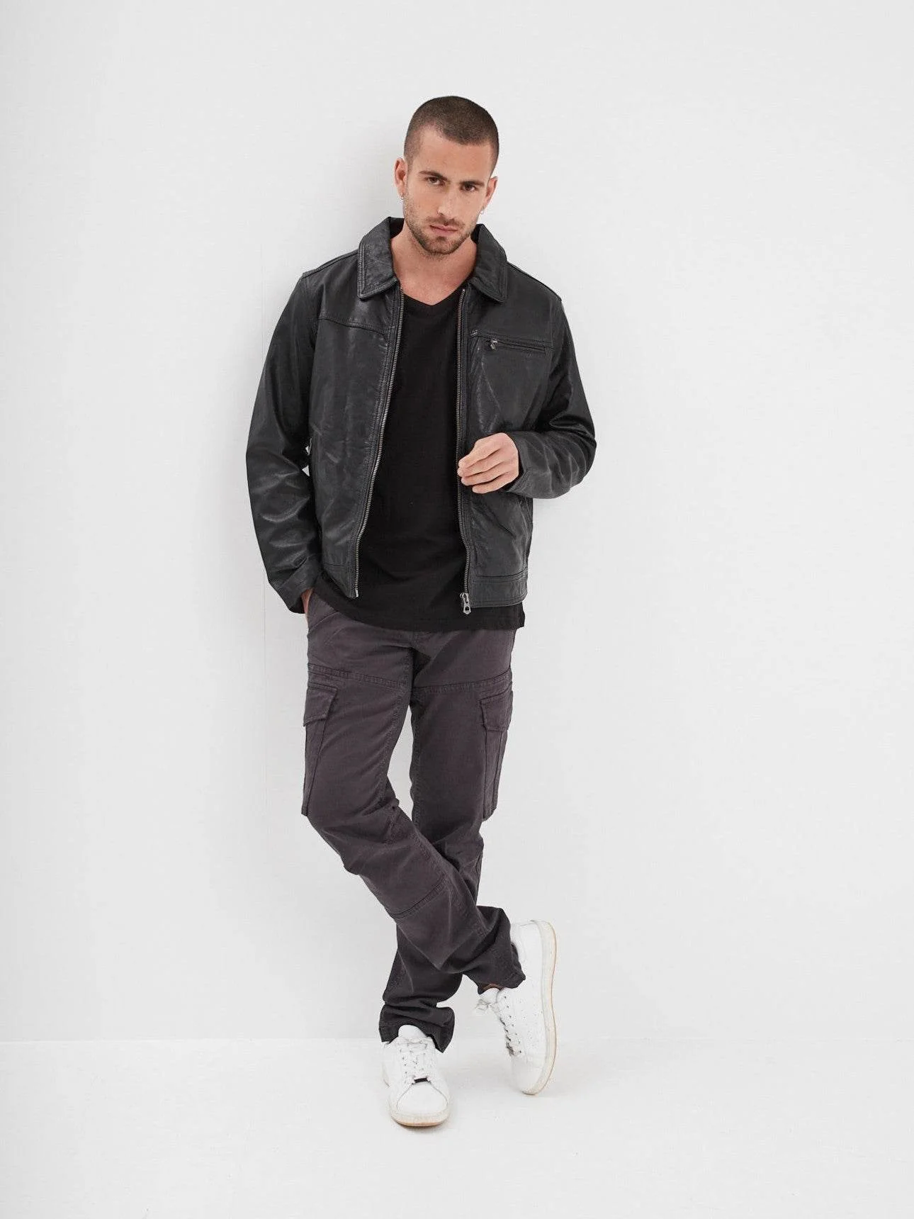 Major - Blouson cuir homme - Image 8