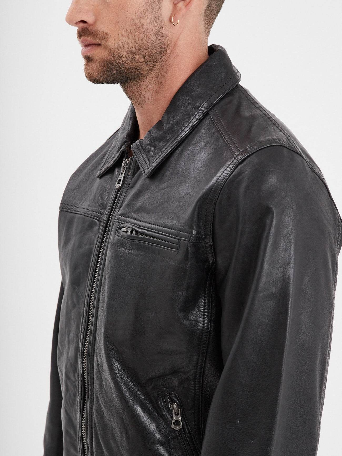 Major - Blouson cuir homme - Image 9